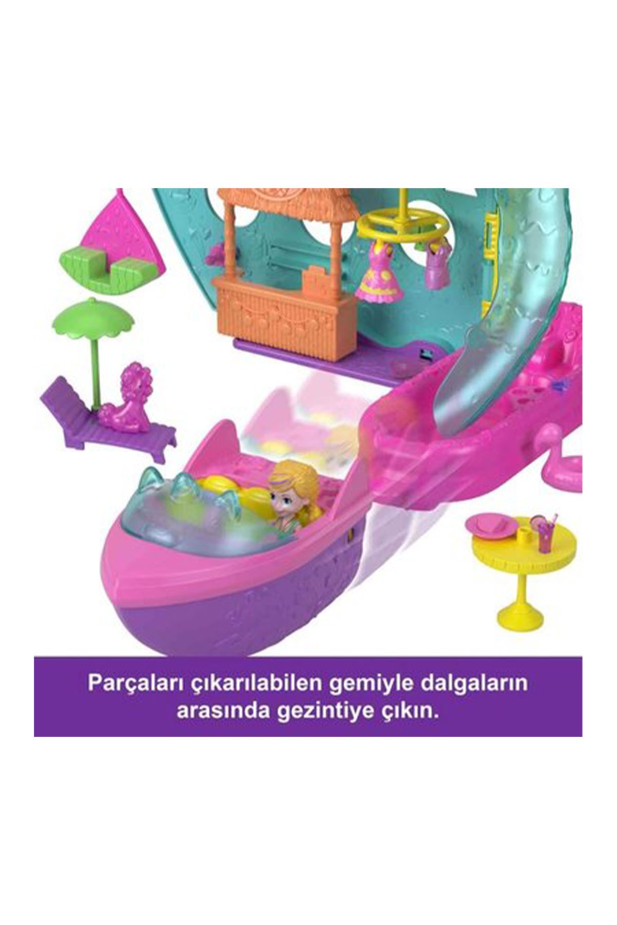 Polly Pocket Unicorn Bot Oyun Seti HWP26