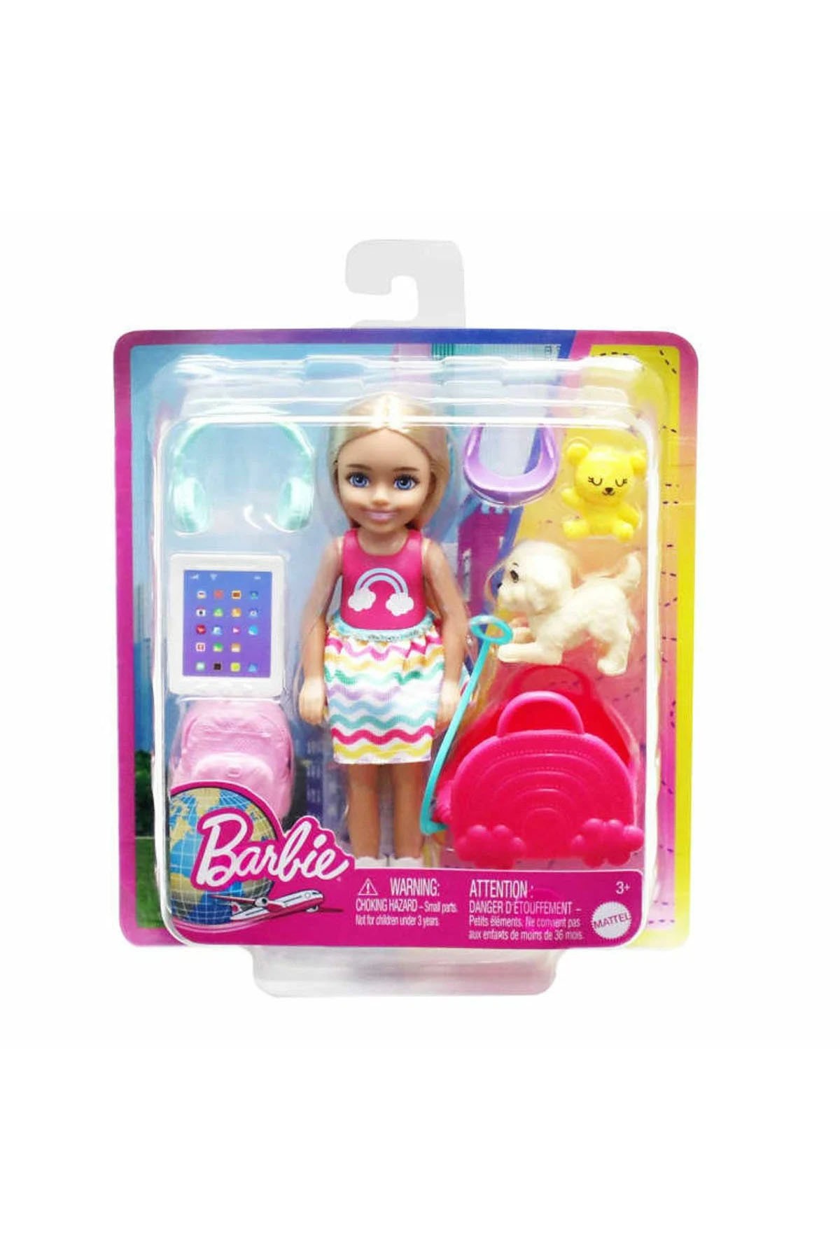 Barbie Seyahatte Chelsea Bebek ve Aksesuarları MATTEL-HJY17
