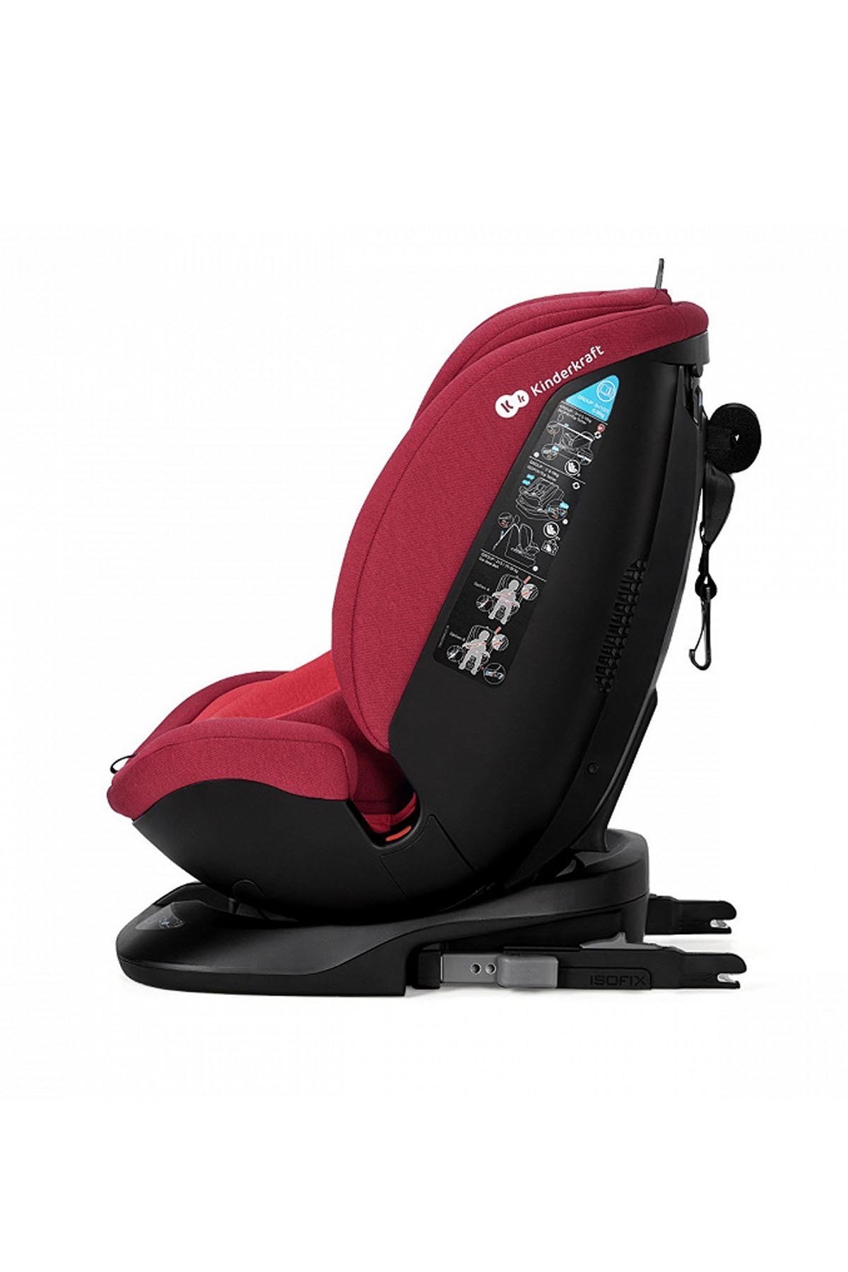 Kinderkraft XPEDITION 360 Derece Dönebilen Oto Koltuğu Red 0-36 kg