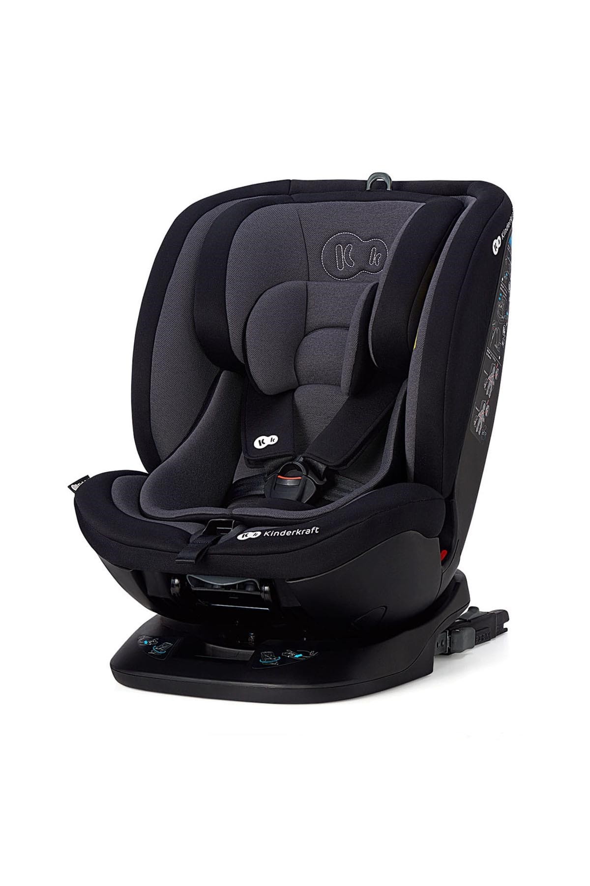 Kinderkraft XPEDITION 360 Derece Dönebilen Oto Koltuğu Black 0-36 kg