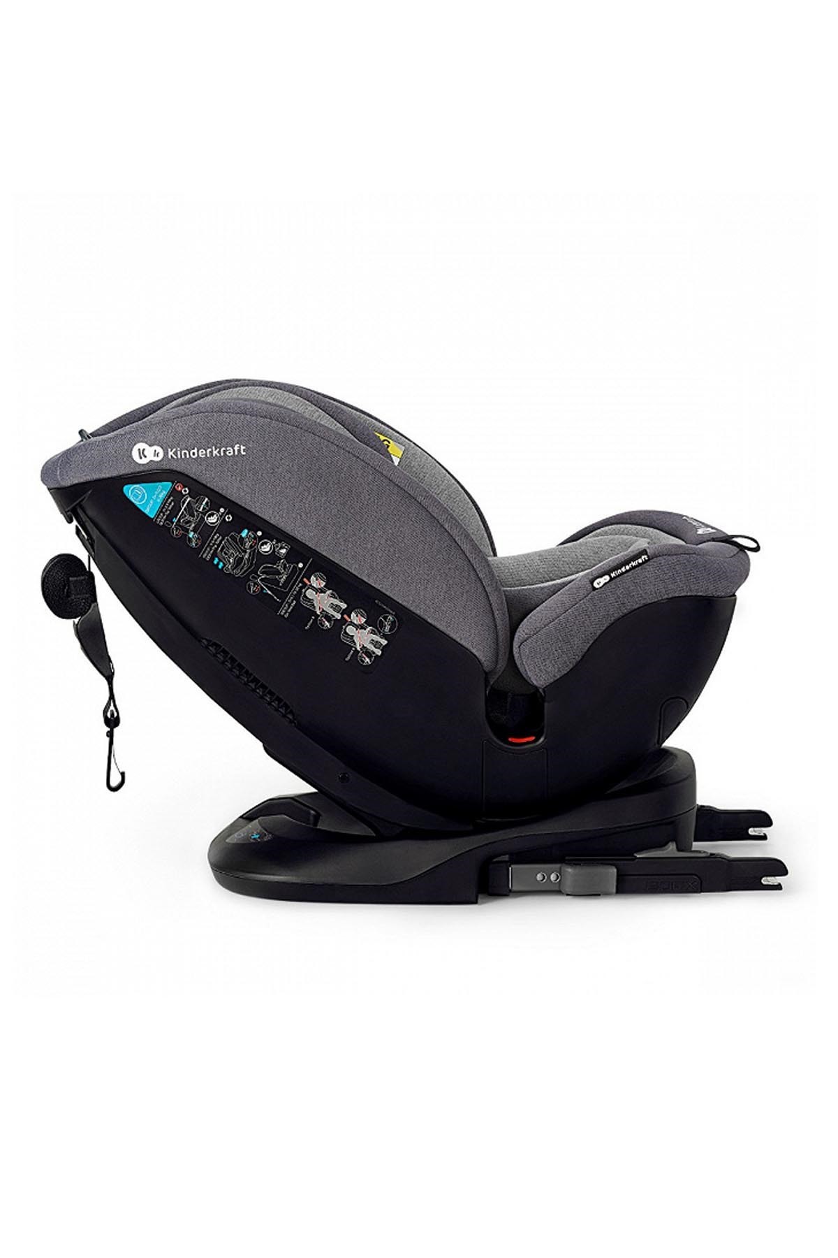 Kinderkraft XPEDITION 360 Derece Dönebilen Oto Koltuğu Grey 0-36 kg