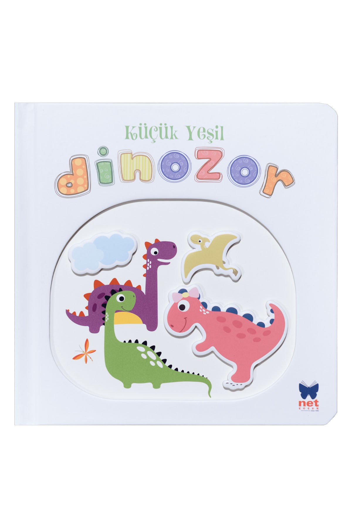 Net Kitap Pencereli Dokun Hisset - Küçük Yeşil Dinozor