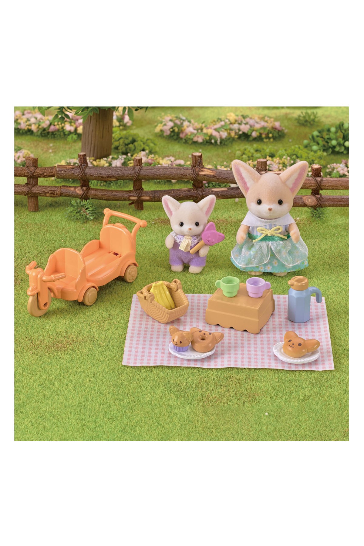 Sylvanian Families Piknik Seti Çöl Tilkisi Kız ve Bebek 5698