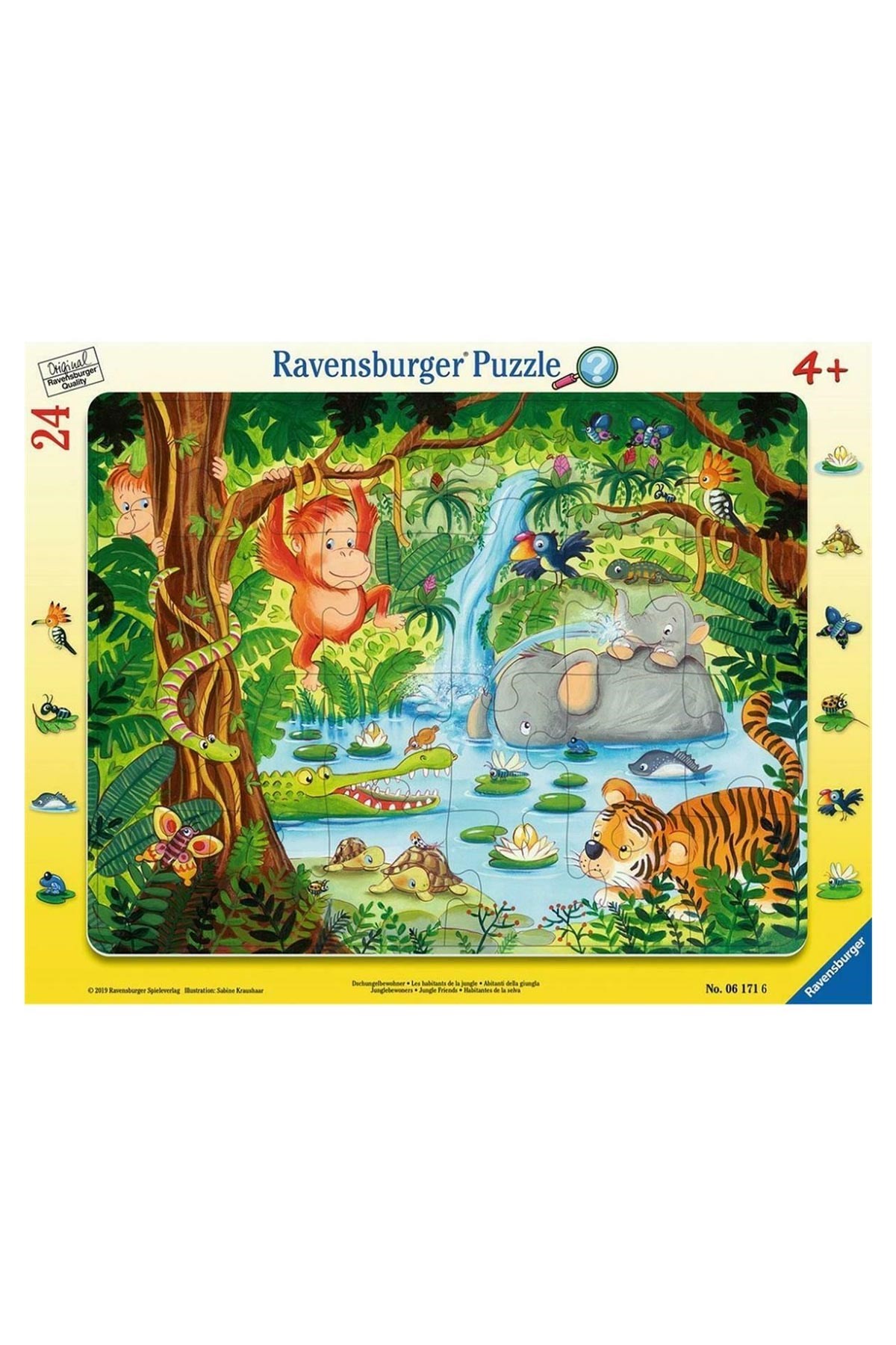 Ravensburger 24 Parçalı Çerçeveli Puzzle Jungle