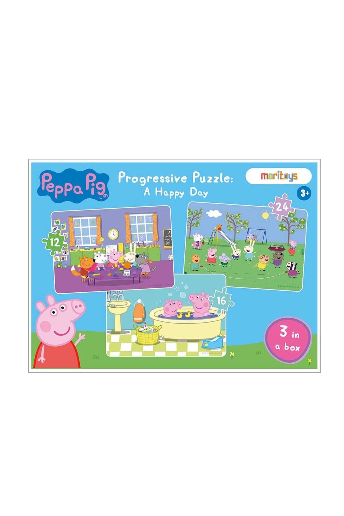 Moritoys Peppa Pig Progressive Puzzle: A Happy Day