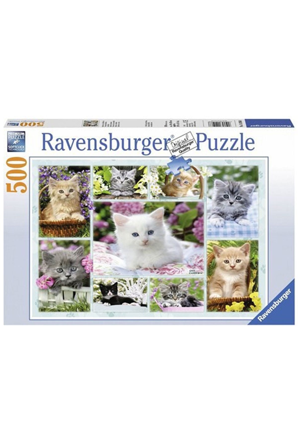 Ravensburger 500 Parçalı Puzzle Sepette Kedi