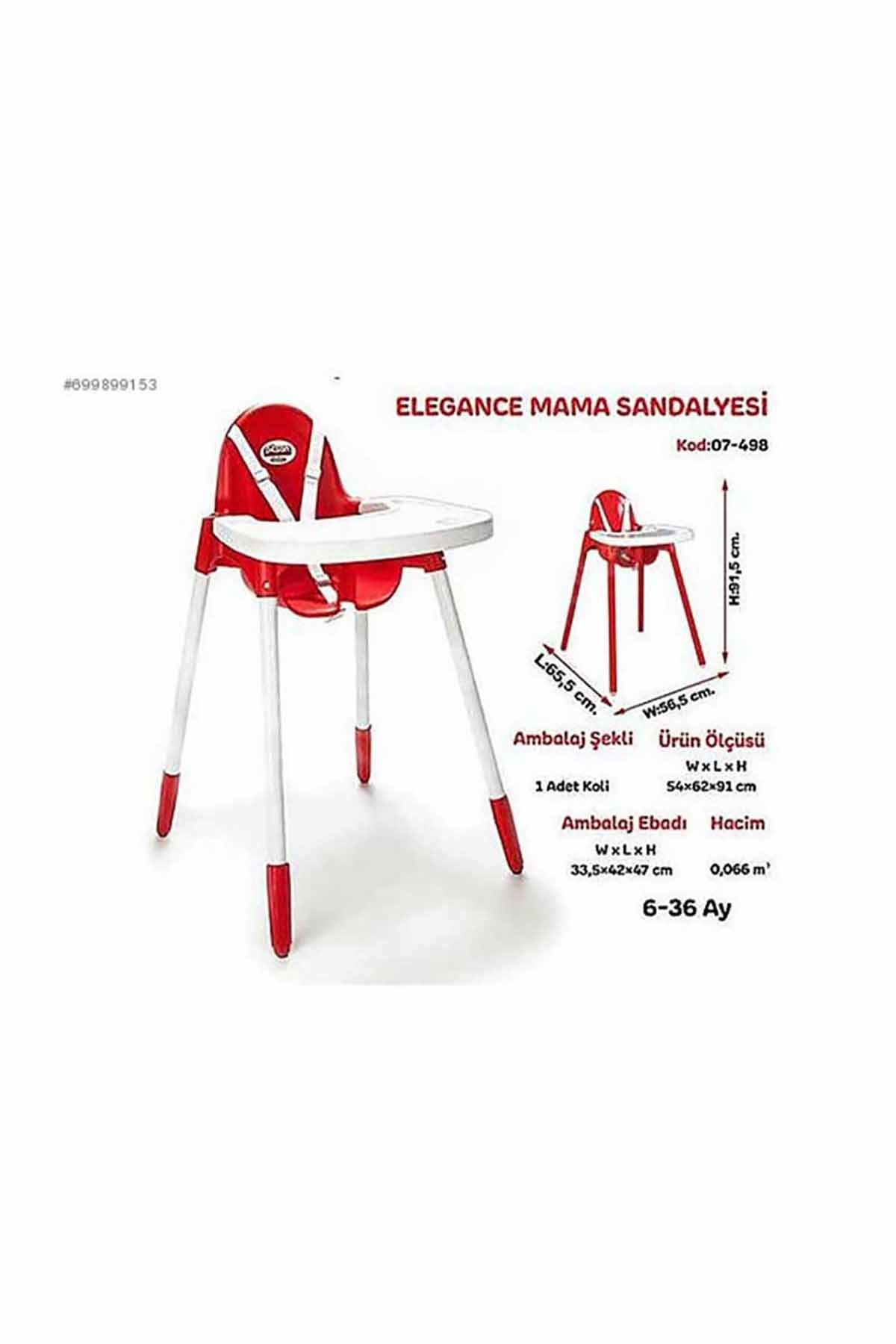 Pilsan Elegance Mama Sandalyesi Kırmızı