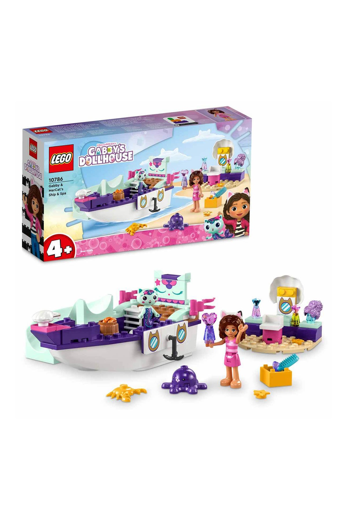 Lego Gabby ve Süslü Kedi’nin Gemisi ve Spa 10786