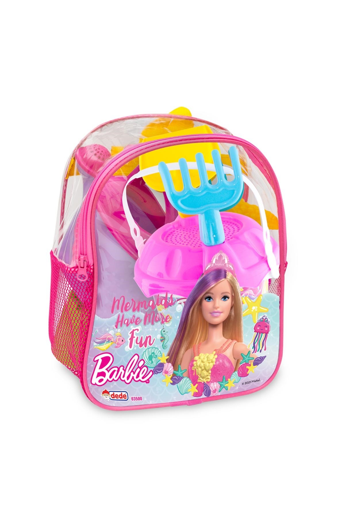 Barbie Resimli Sırt Çantalı Plaj Set