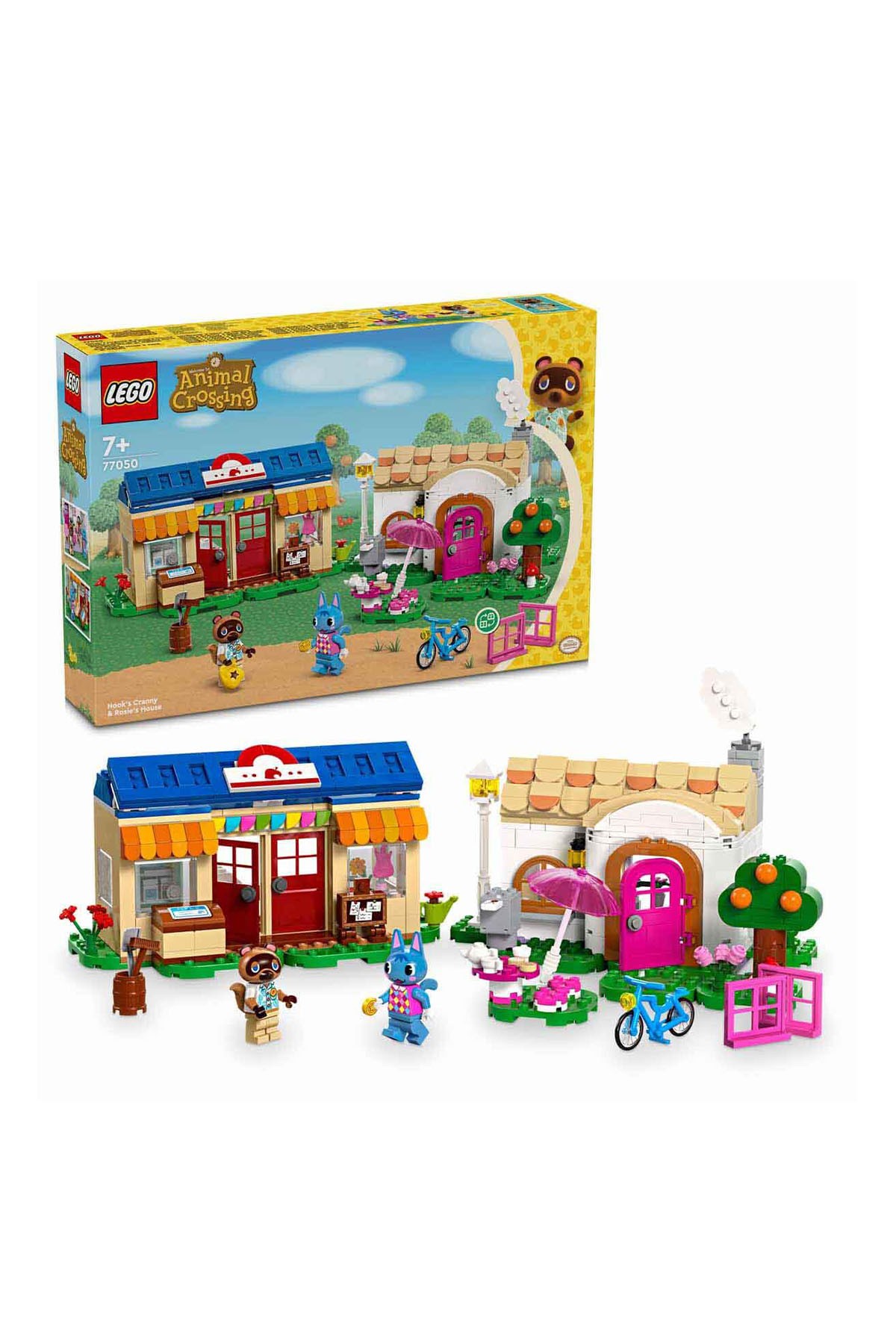 Lego Animal Crossing Nook’s Cranny ve Rosie Evi 77050