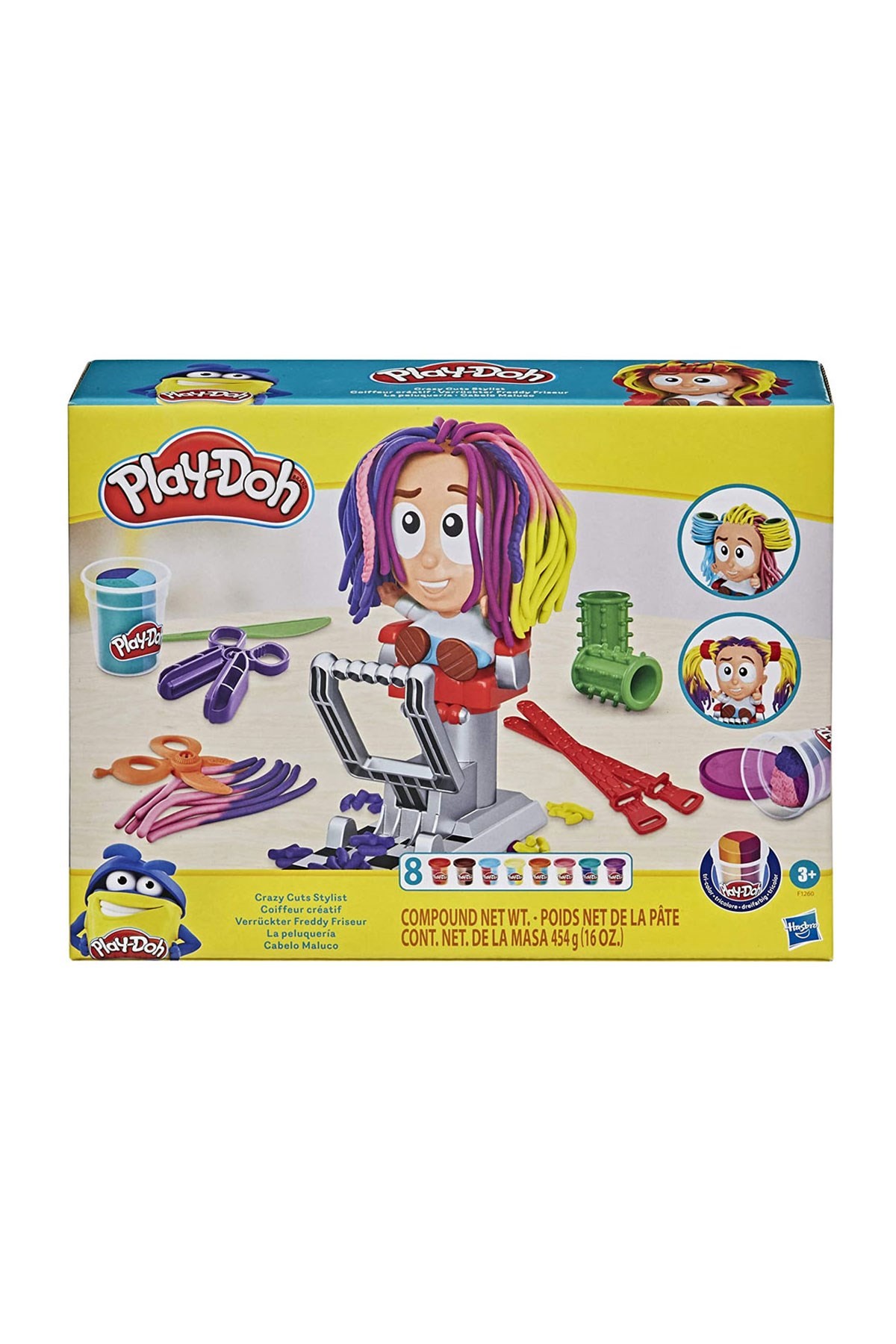 Play-Doh Çılgın Kuaför Oyun Hamuru