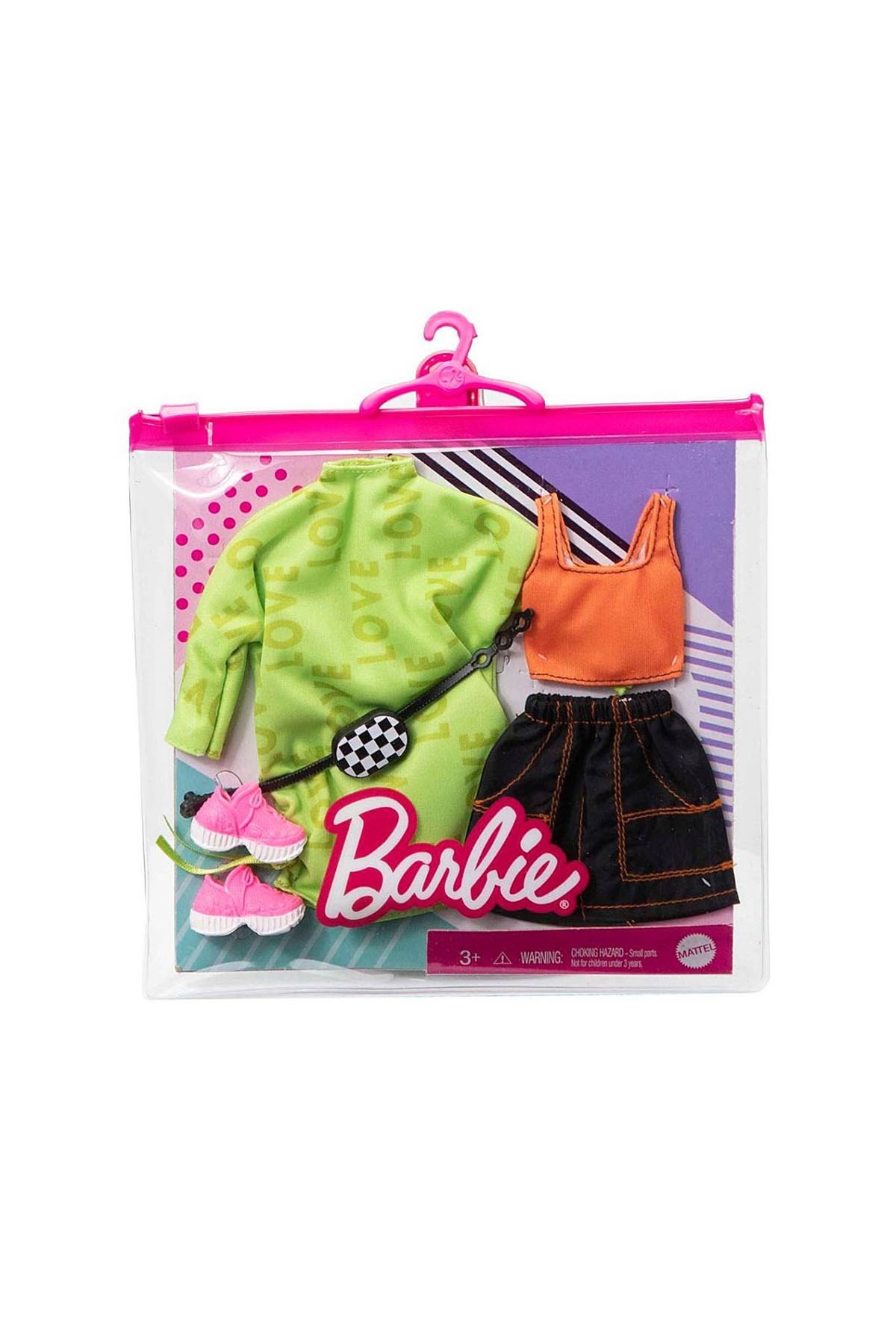 Barbie'nin Kıyafet Koleksiyonu 2'li Paketler GRC92