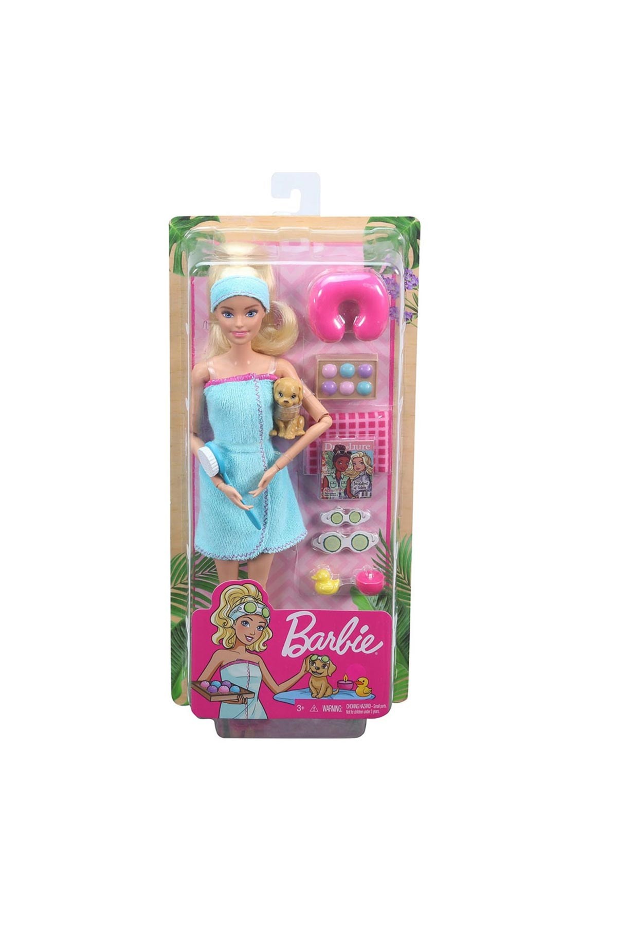 Barbie Wellness Barbie'nin Spa Günü Bebekleri Spa Temalı GJG55