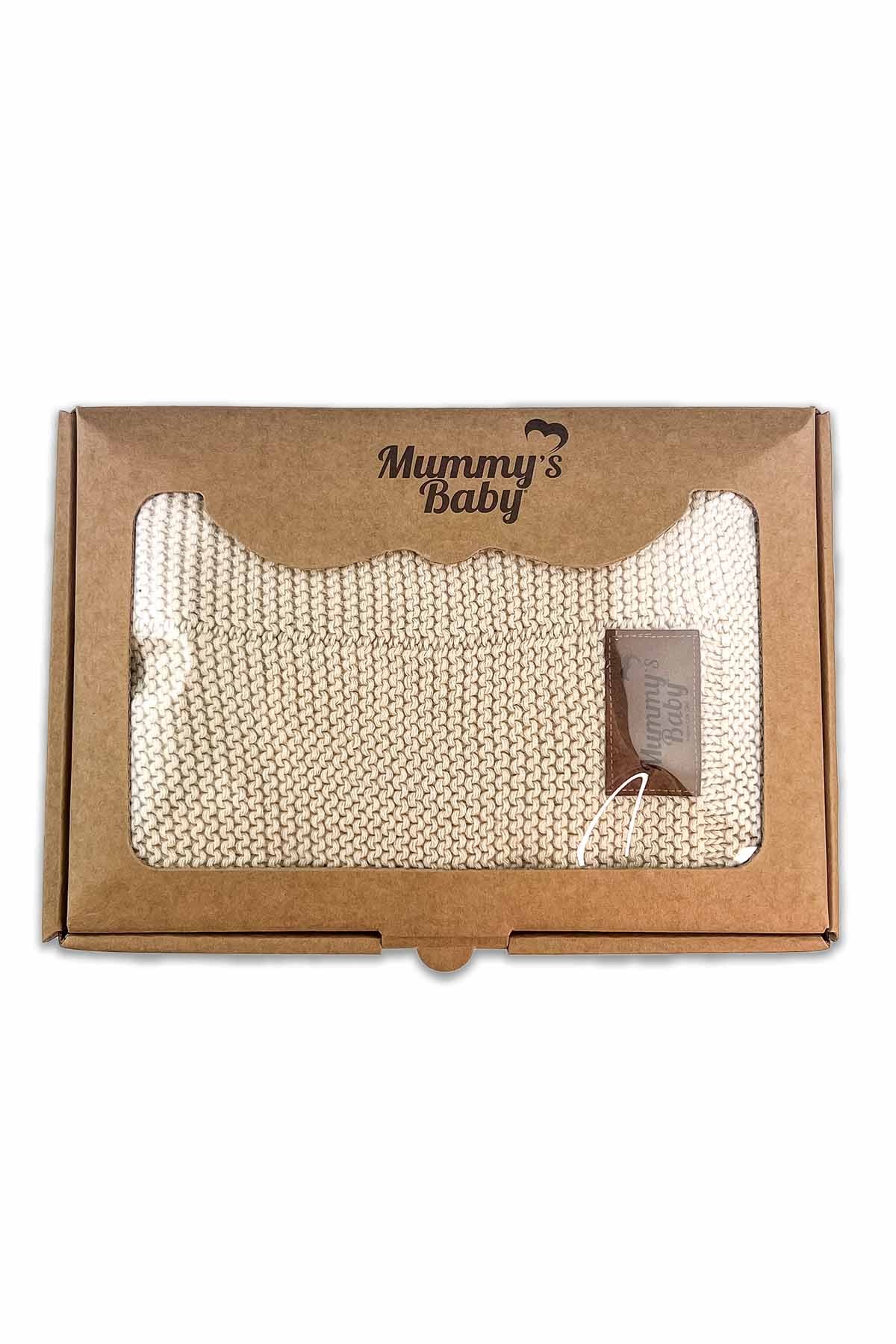 Mummy's Baby Organik Pamuk Battaniye 80x100 Bej