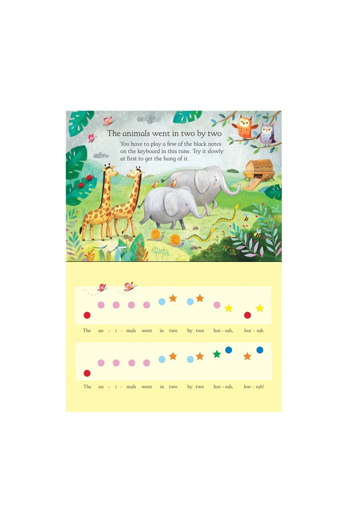 The Usborne Nursery Rhymes Keyboard Book Beyaz Baby