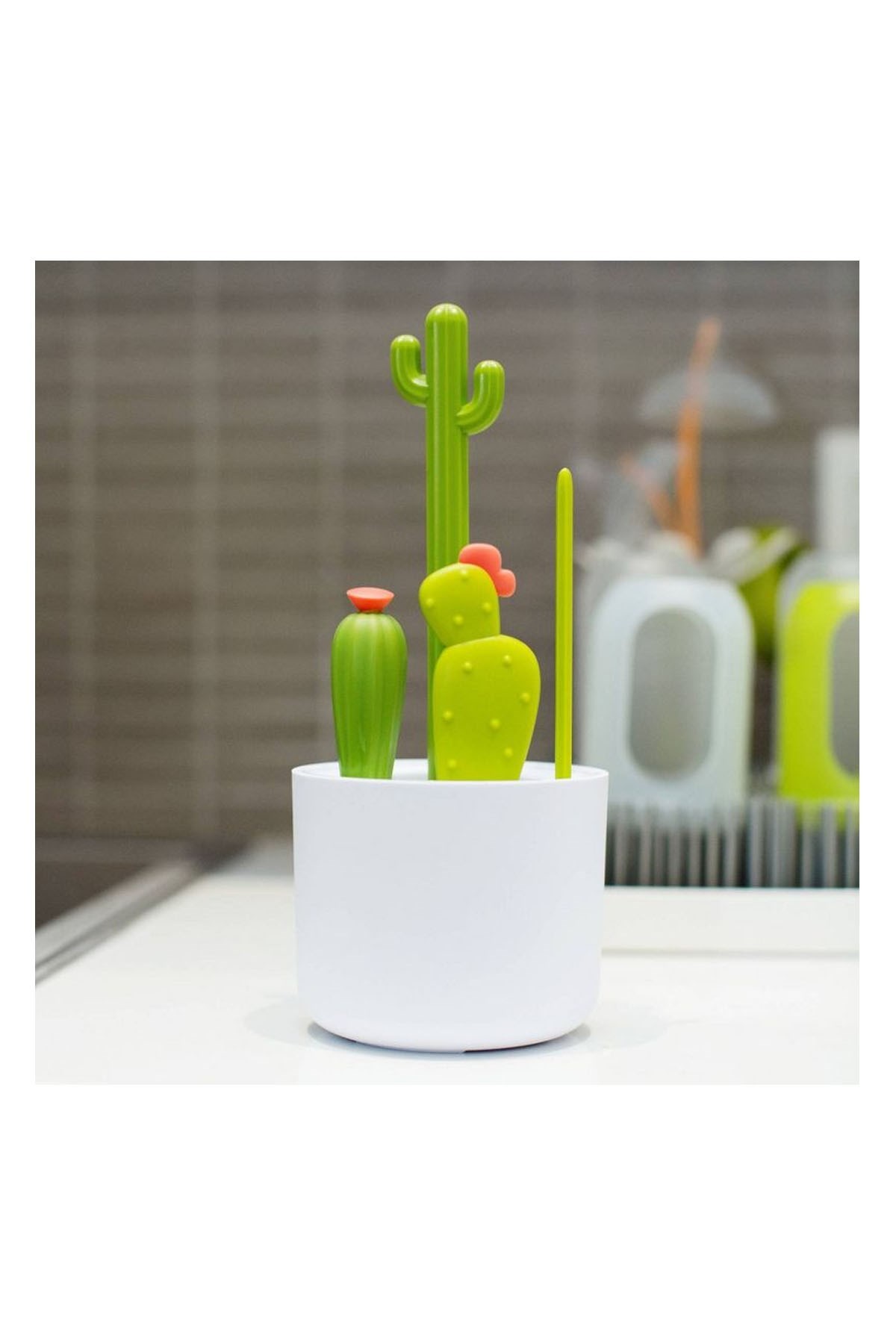 Boon Cacti 4'lü Biberon Temizleme Fırça Seti