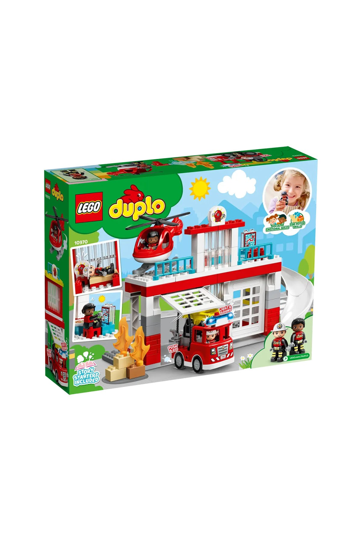 Lego Duplo Kurtarma İtfaiye Merkezi ve Helikopter 10970