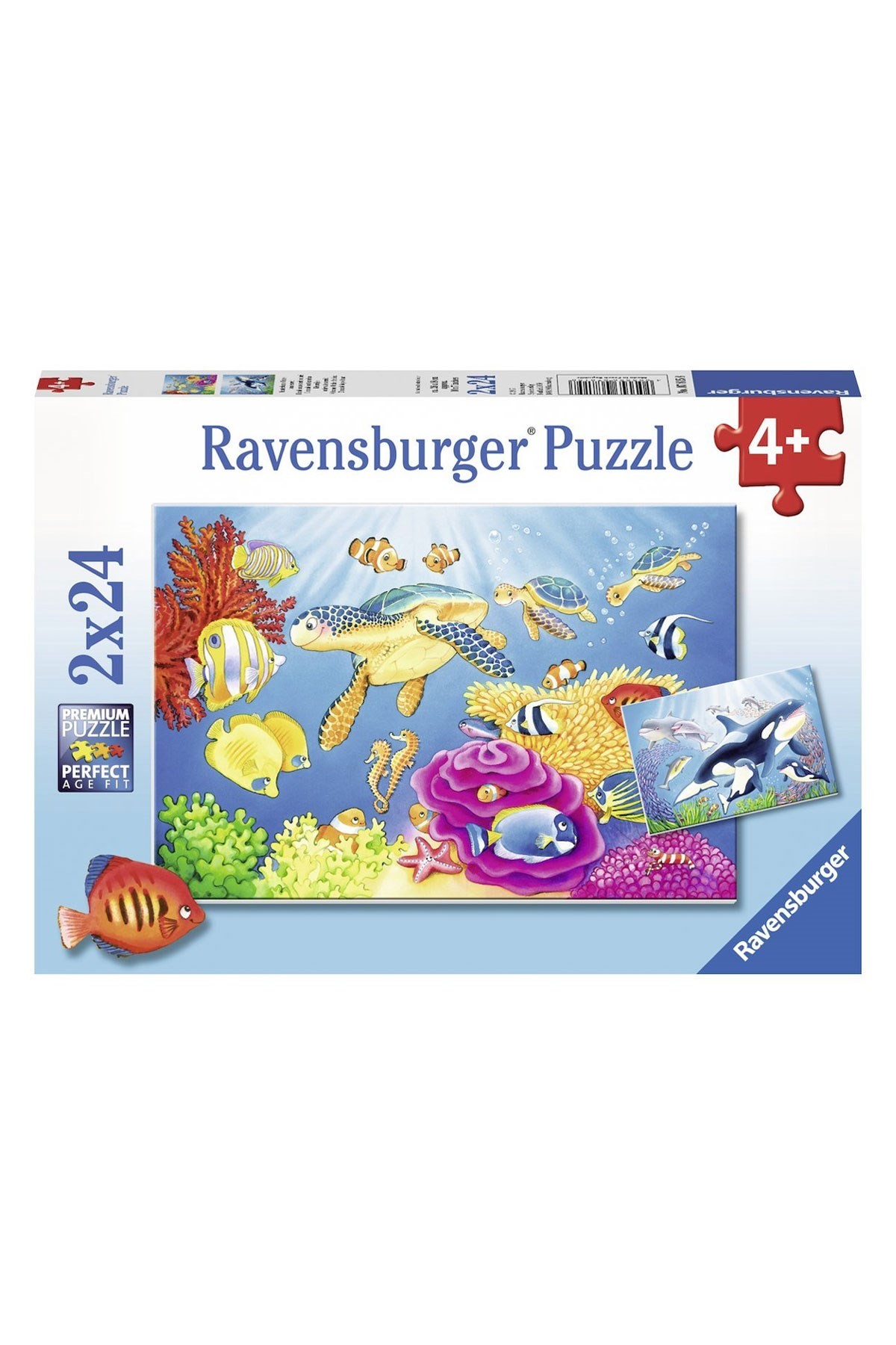Ravensburger 2x24 Parçalı Puzzle Under The Sea - 078158