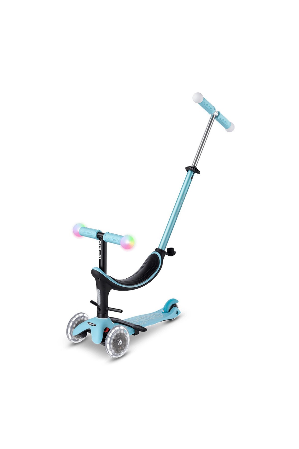 Micro Mini2Grow Deluxe Magic 3 Tekerlekli Scooter LED Blue