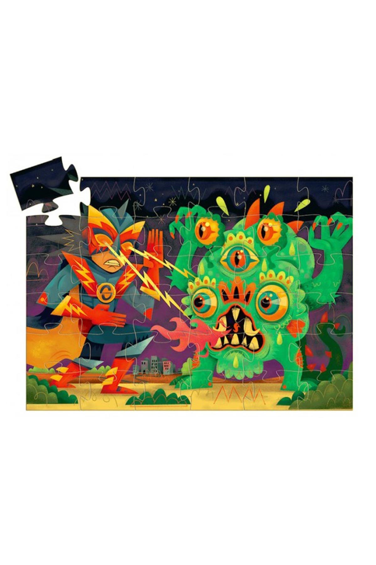 Djeco Dekoratif Puzzle 36 Parça/Süper Boy