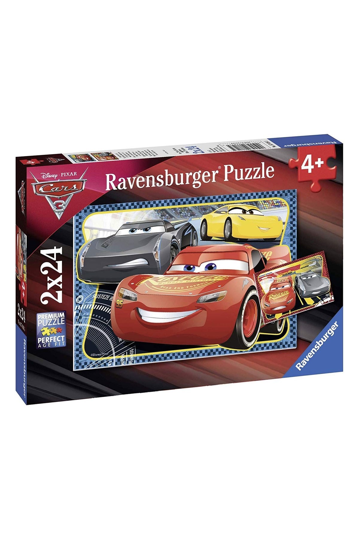 Ravensburger 2x24 Parça Walt Disney Cars Çocuk Puzzle - 4 Yaş ve Üzeri
