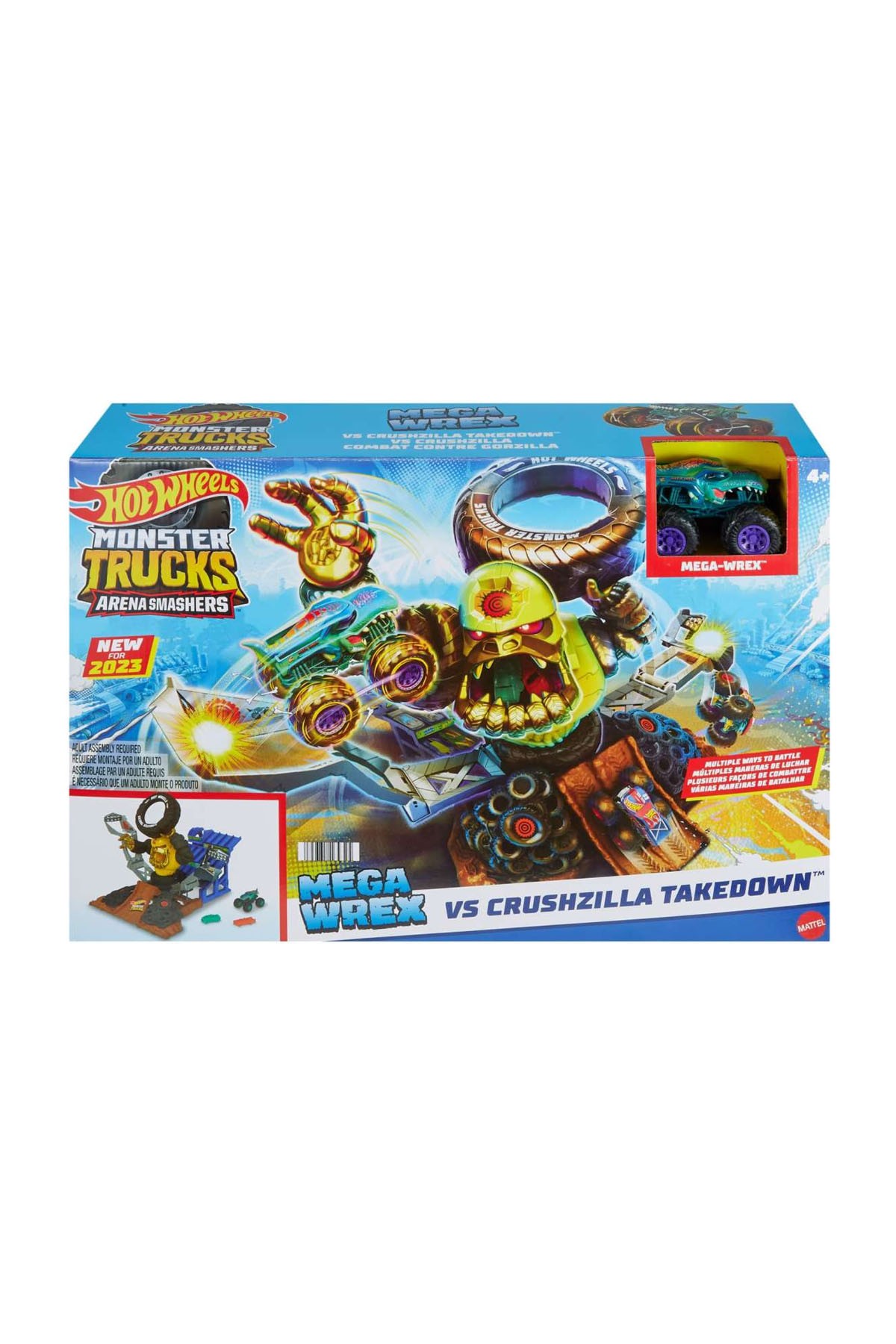 Hot Wheels Monster Trucks Arena'da Şampiyonluk Mücadelesi Oyun Seti HPN71