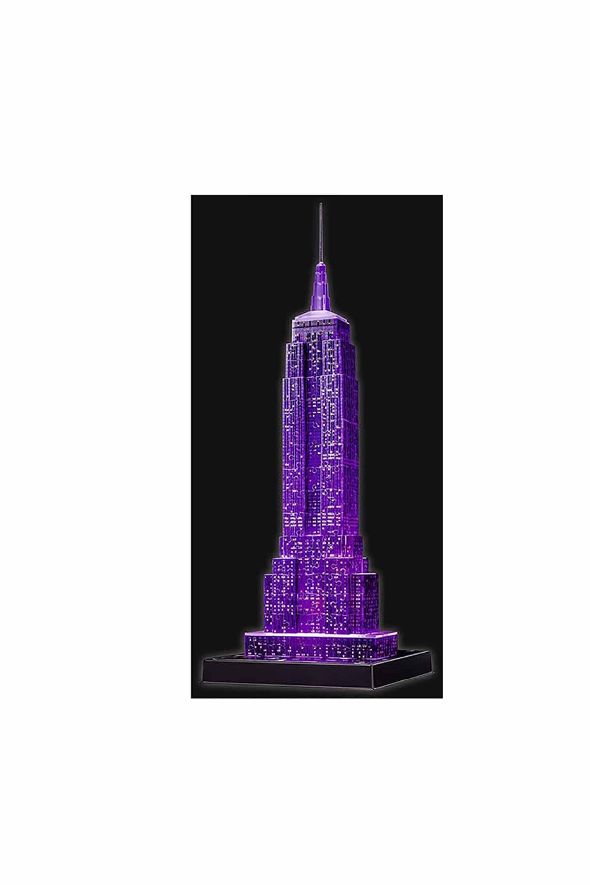Ravensburger 3D Empire State Plastik Işıklı Puzzle (216 Parça)