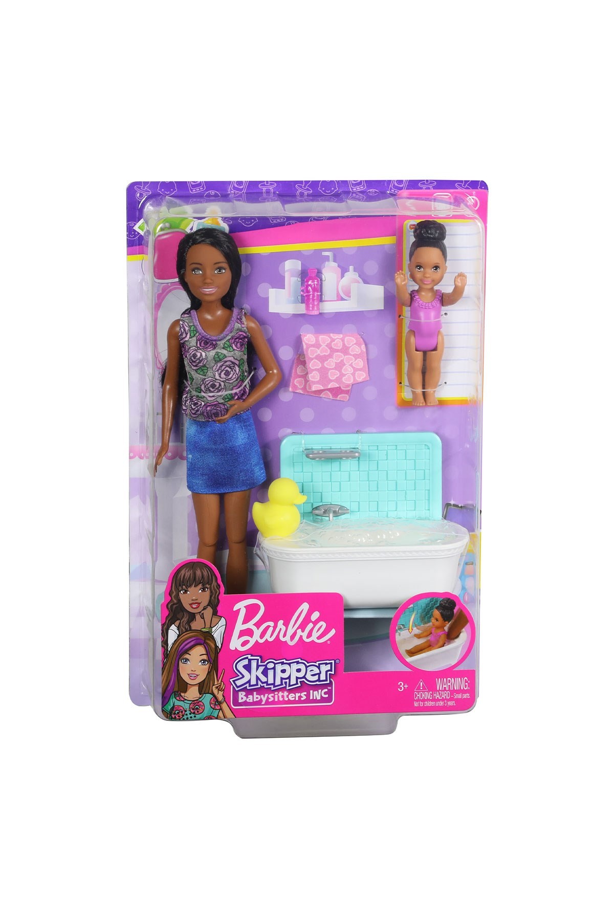 Barbie Bebek Bakıcısı Skipper ve Aksesuarları FXH06