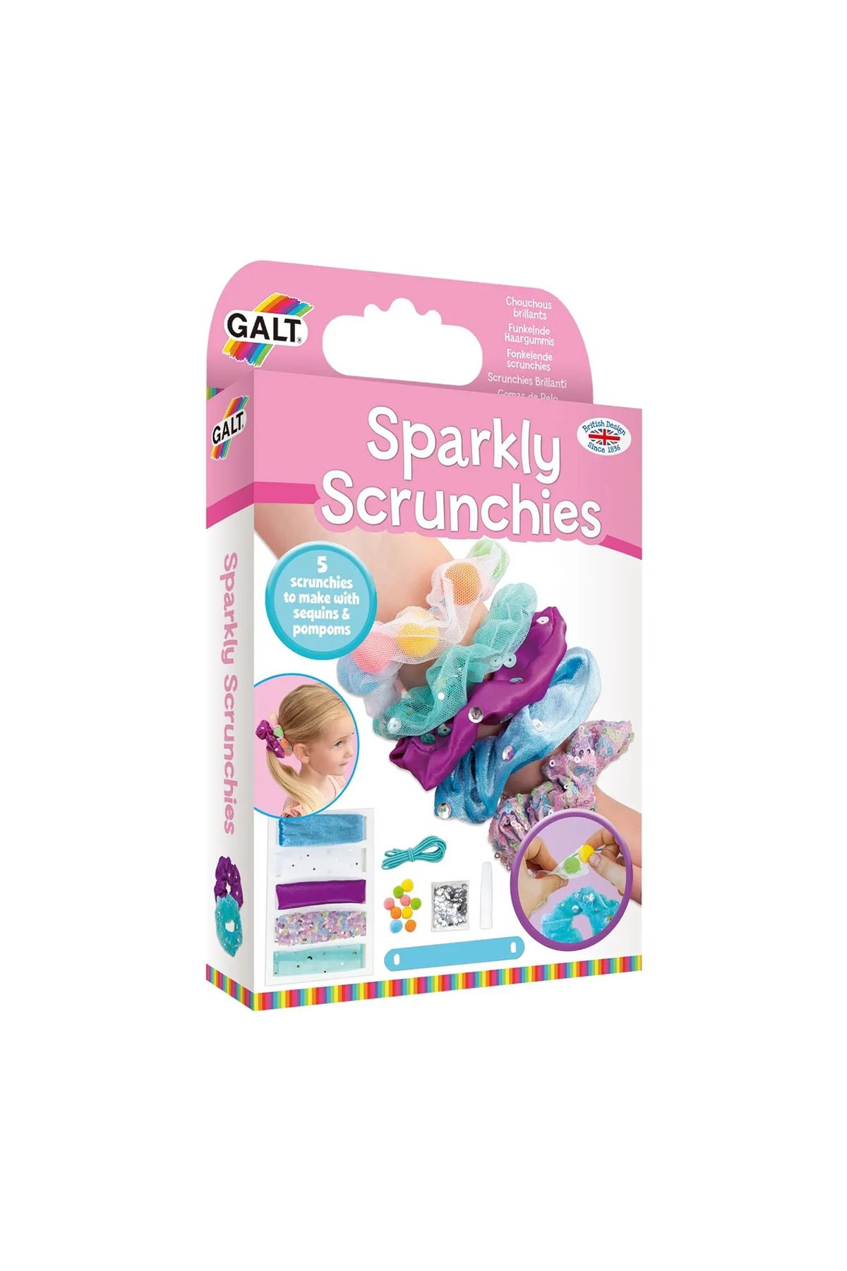 Galt Sparkly Scrunchies 5'li