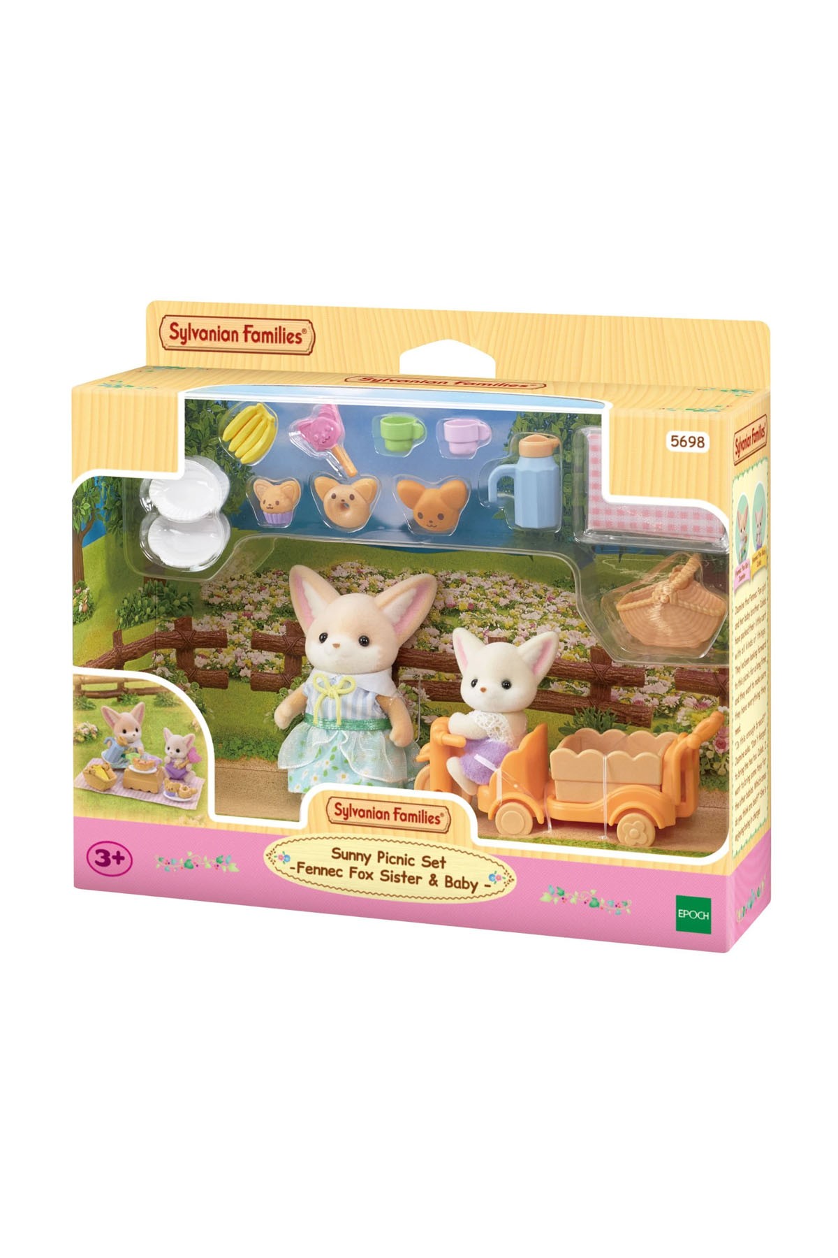 Sylvanian Families Piknik Seti Çöl Tilkisi Kız ve Bebek 5698