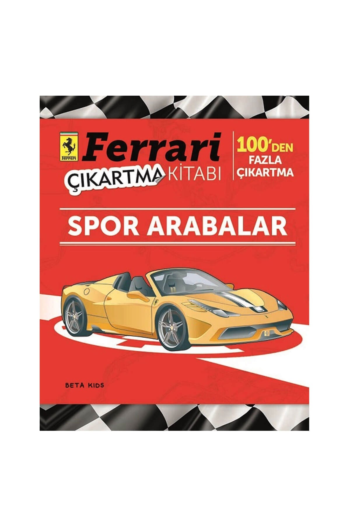 Ferrari Spor Arabalar Çıkartma Kitabı