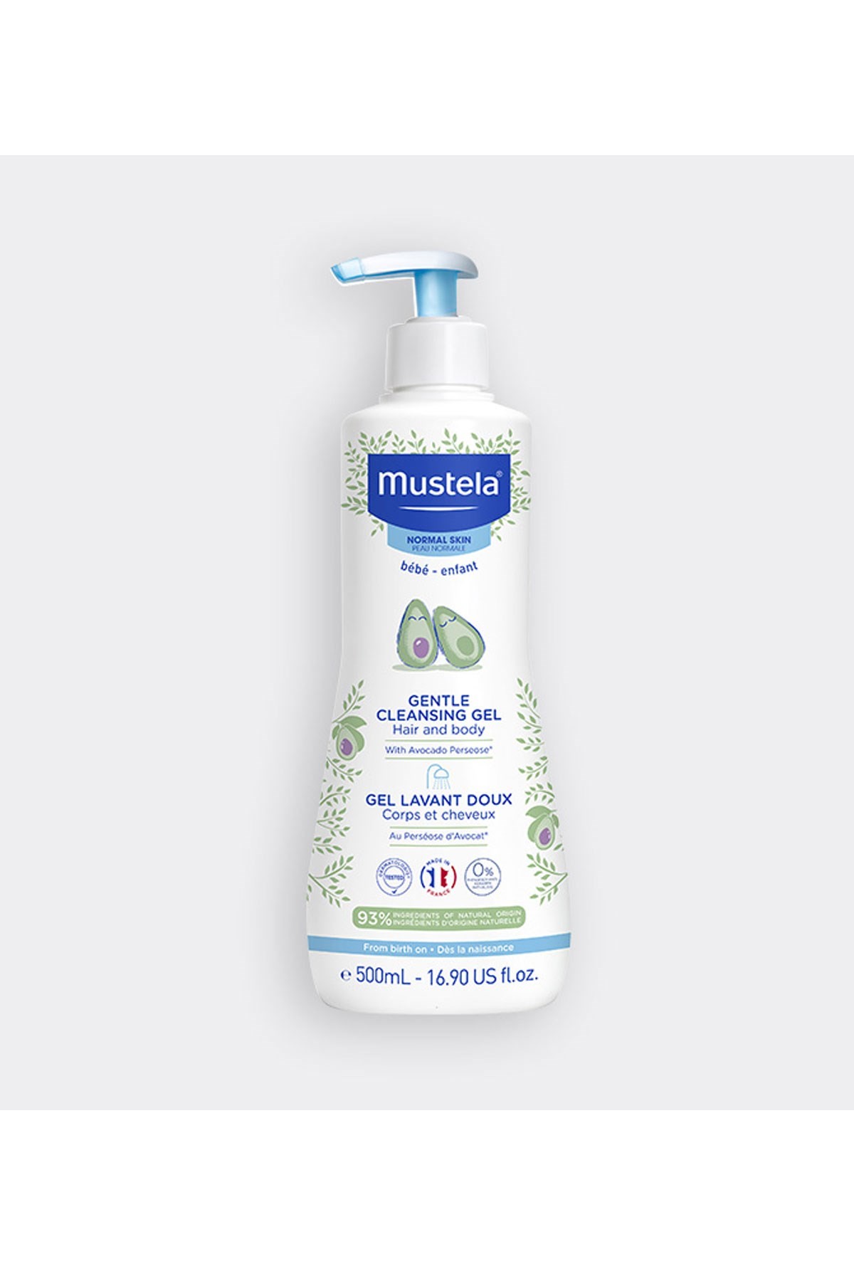 Mustela Gentle Cleansing Yenidoğan Bebek Saç ve Vücut Şampuanı 500 ml