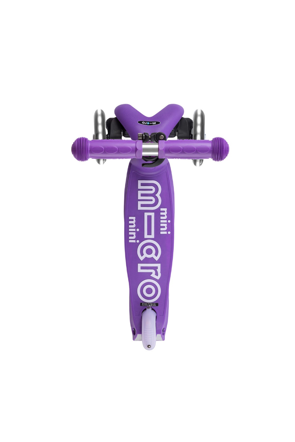 Mini Micro Scooter Deluxe Foldable LED Purple