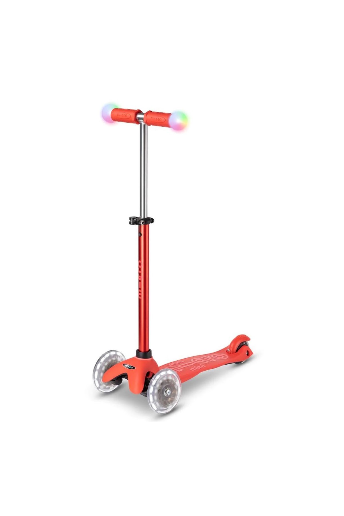 Micro Mini2Grow Deluxe Magic LED Red 3 Tekerlekli Scooter