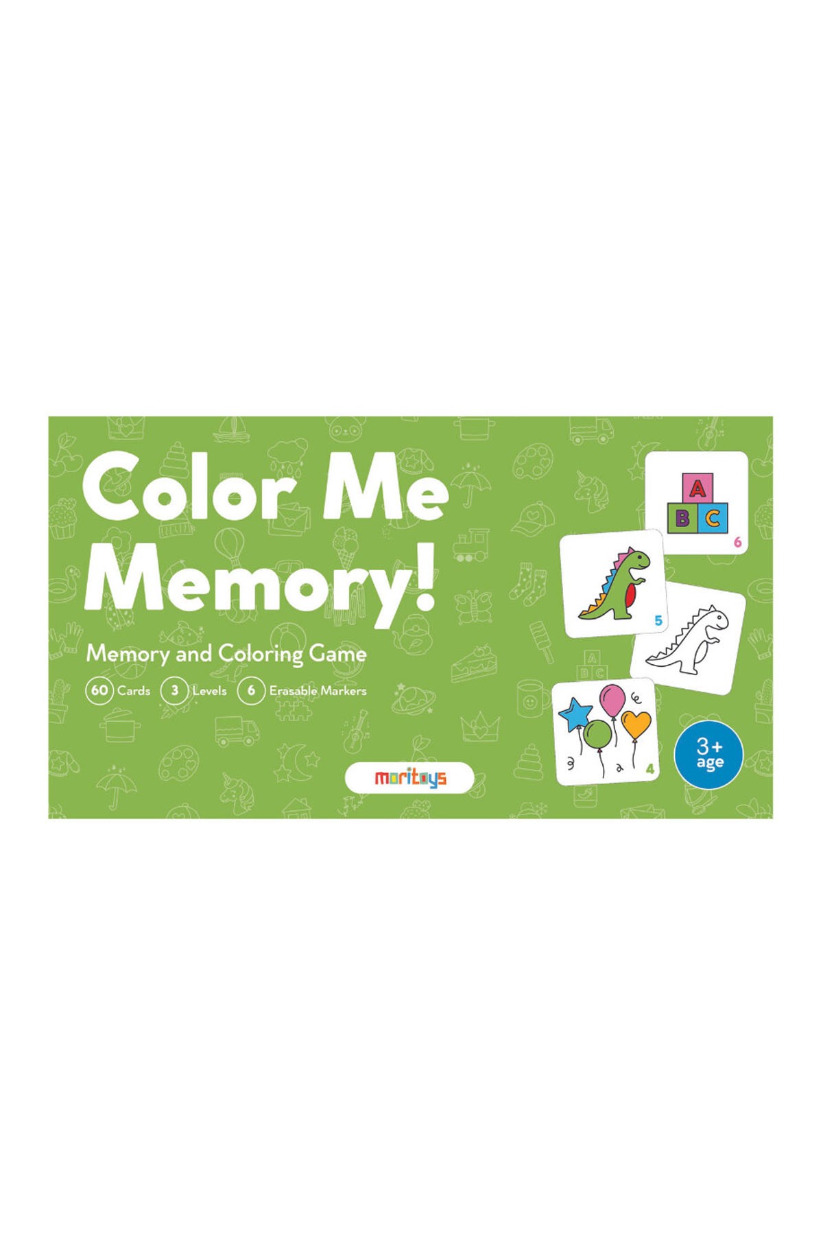 Moritoys Color Me Memory Boyamalı Hafıza ve Hız Oyunu
