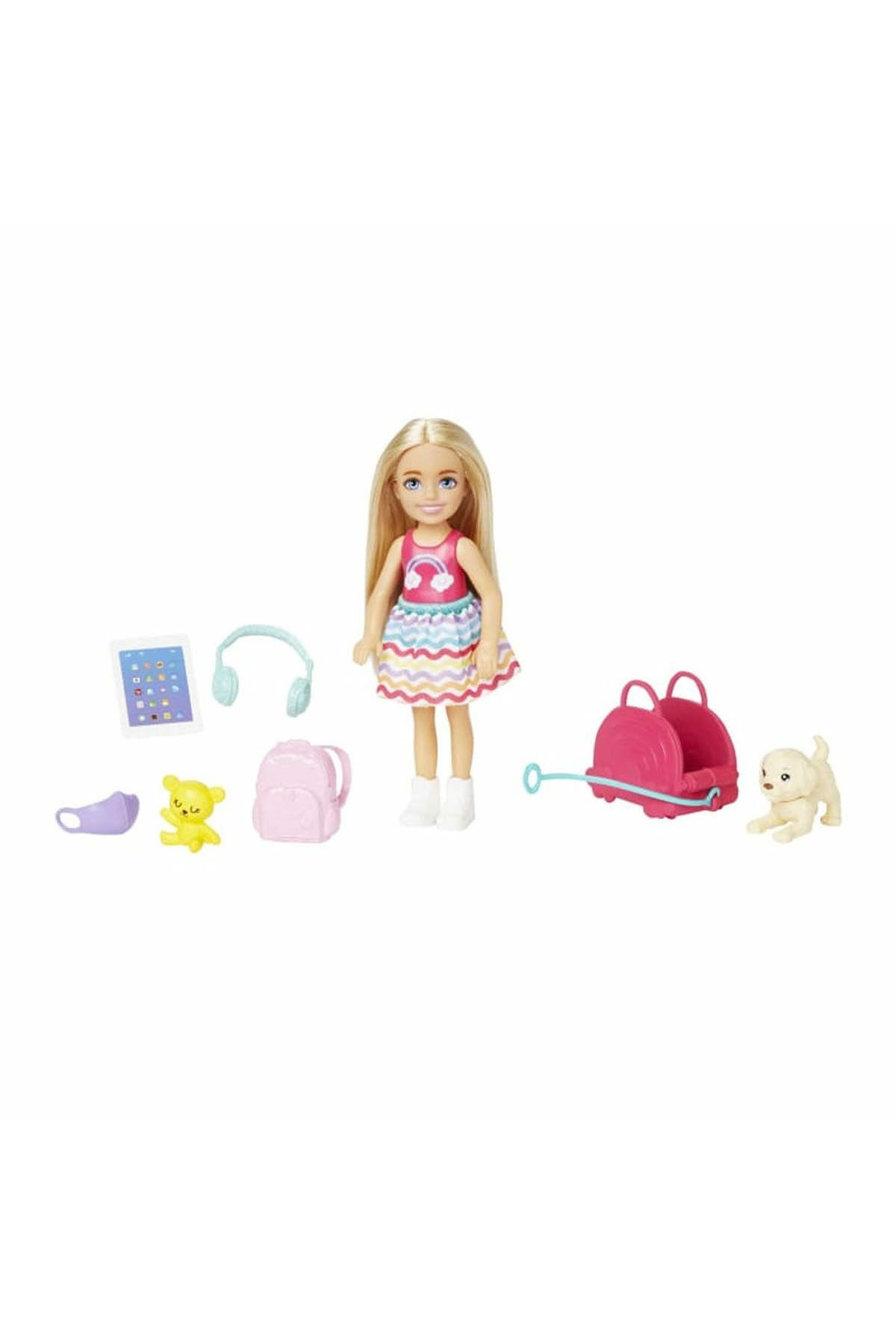 Barbie Seyahatte Chelsea Bebek ve Aksesuarları MATTEL-HJY17