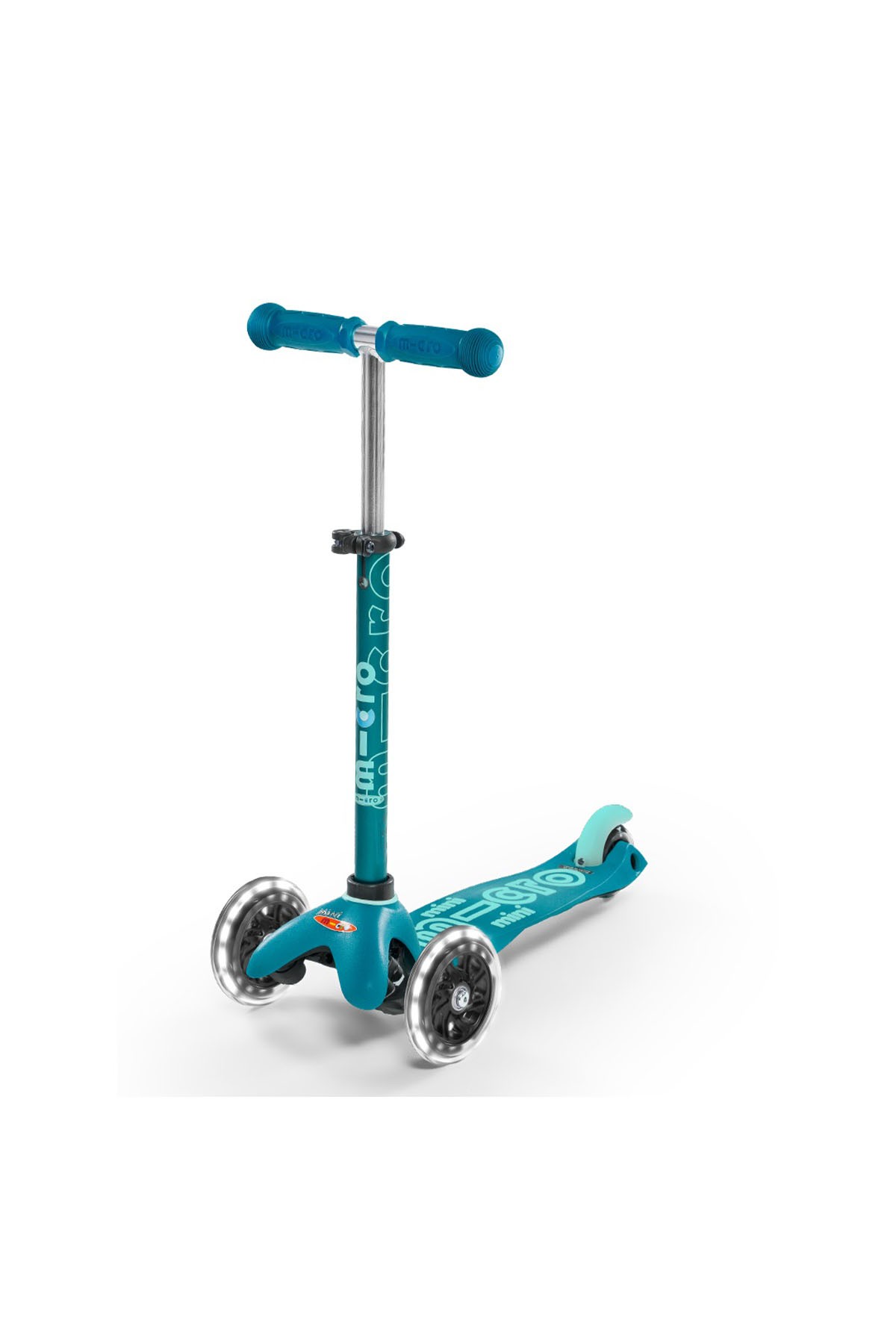 Micro Mini Deluxe LED 3 Tekerlekli Scooter Aqua