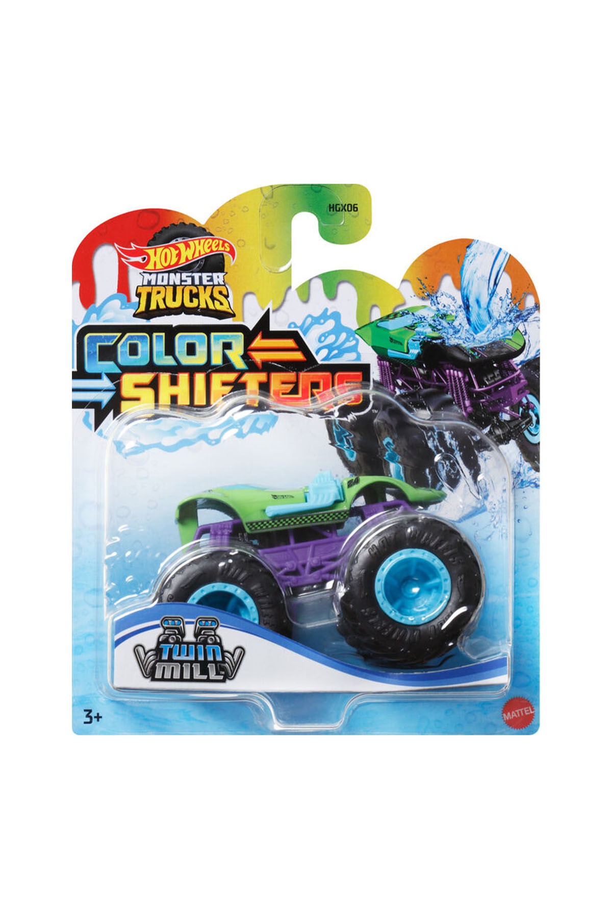 Hot Wheels Monster Trucks Color Shifters Renk Değiştiren Araçlar Twin Mill HVH86