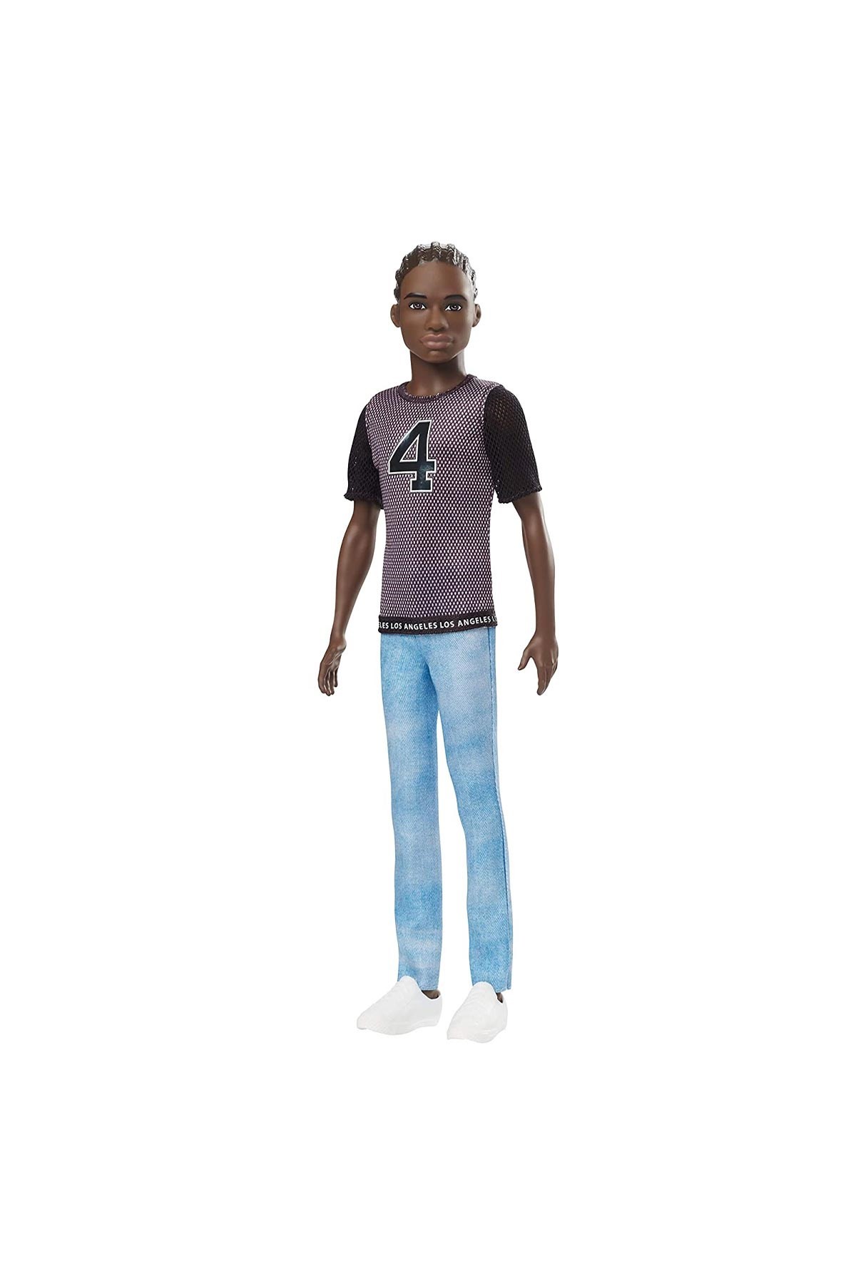 Barbie Ken Fashionistas Bebek Mavi Pantolonlu, LA Tişörtlü GDV13