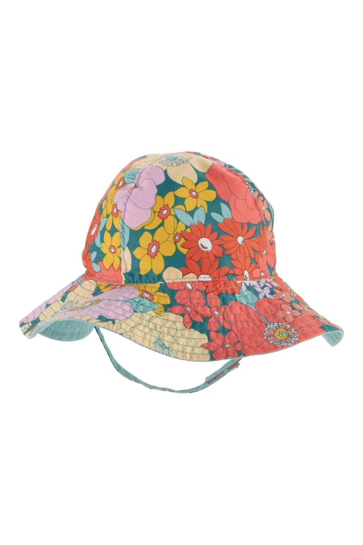 Carter's Kız Bebek Şapka Çiçekli Renkli
