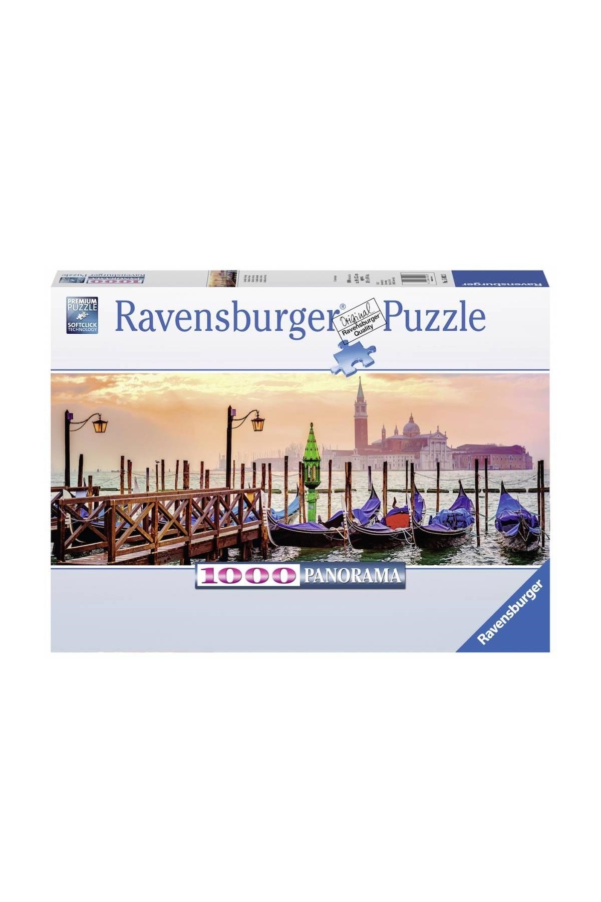 Ravensburger 1000 Parçalı Panoramik Puzzle Gondollar-150823