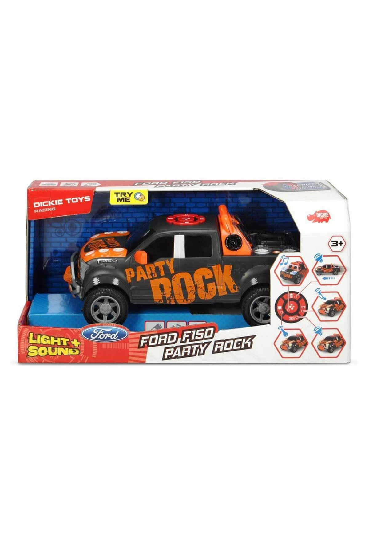 Dickie Ford F150 Truck Party Rock Sesli ve Işıklı Araç 29 cm