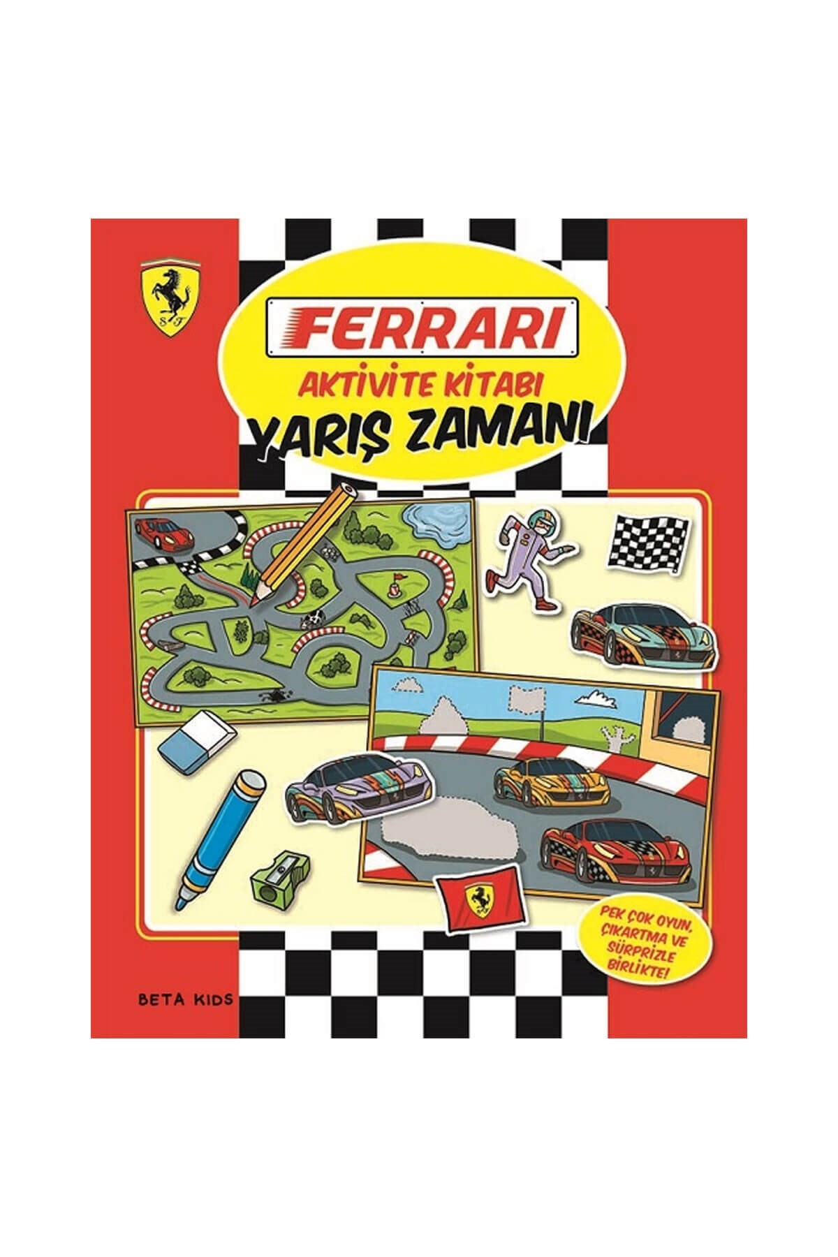 Ferrari Aktivite Kitabı Yarış Zamanı