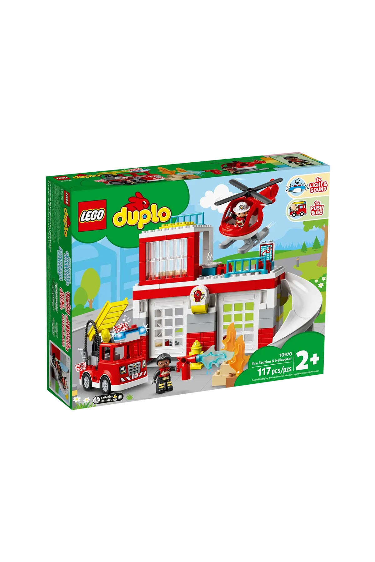 Lego Duplo Kurtarma İtfaiye Merkezi ve Helikopter 10970