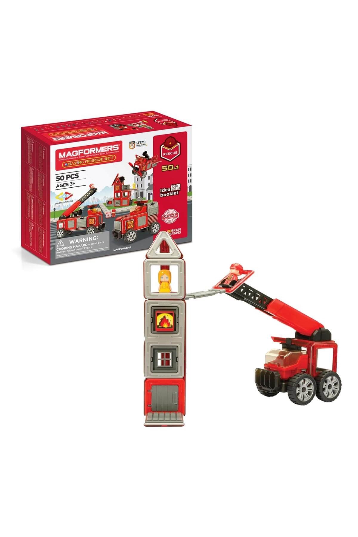 Magformers Mıknatıslı Rescue Set 50 Parça