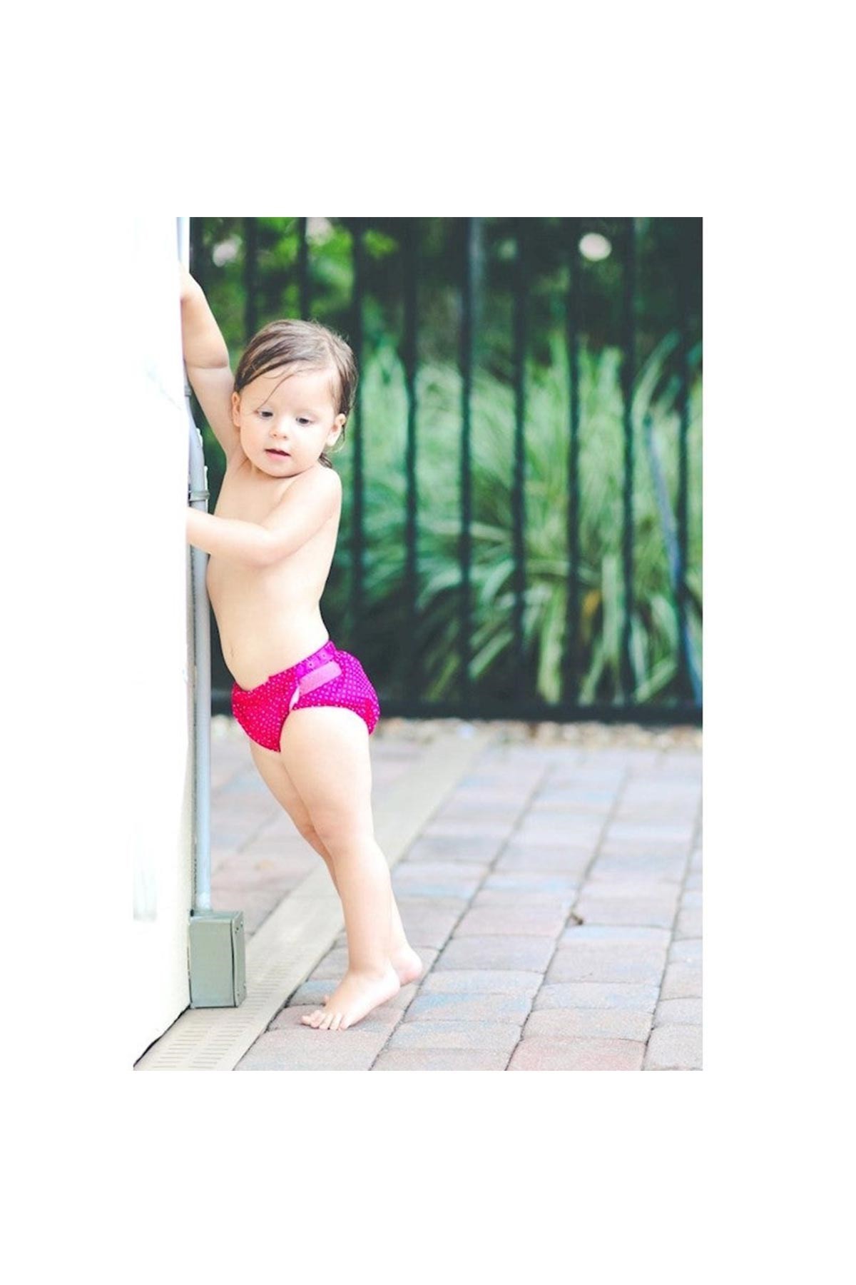 Konfidence Kız Bebek Yüzme Bezi Pembe