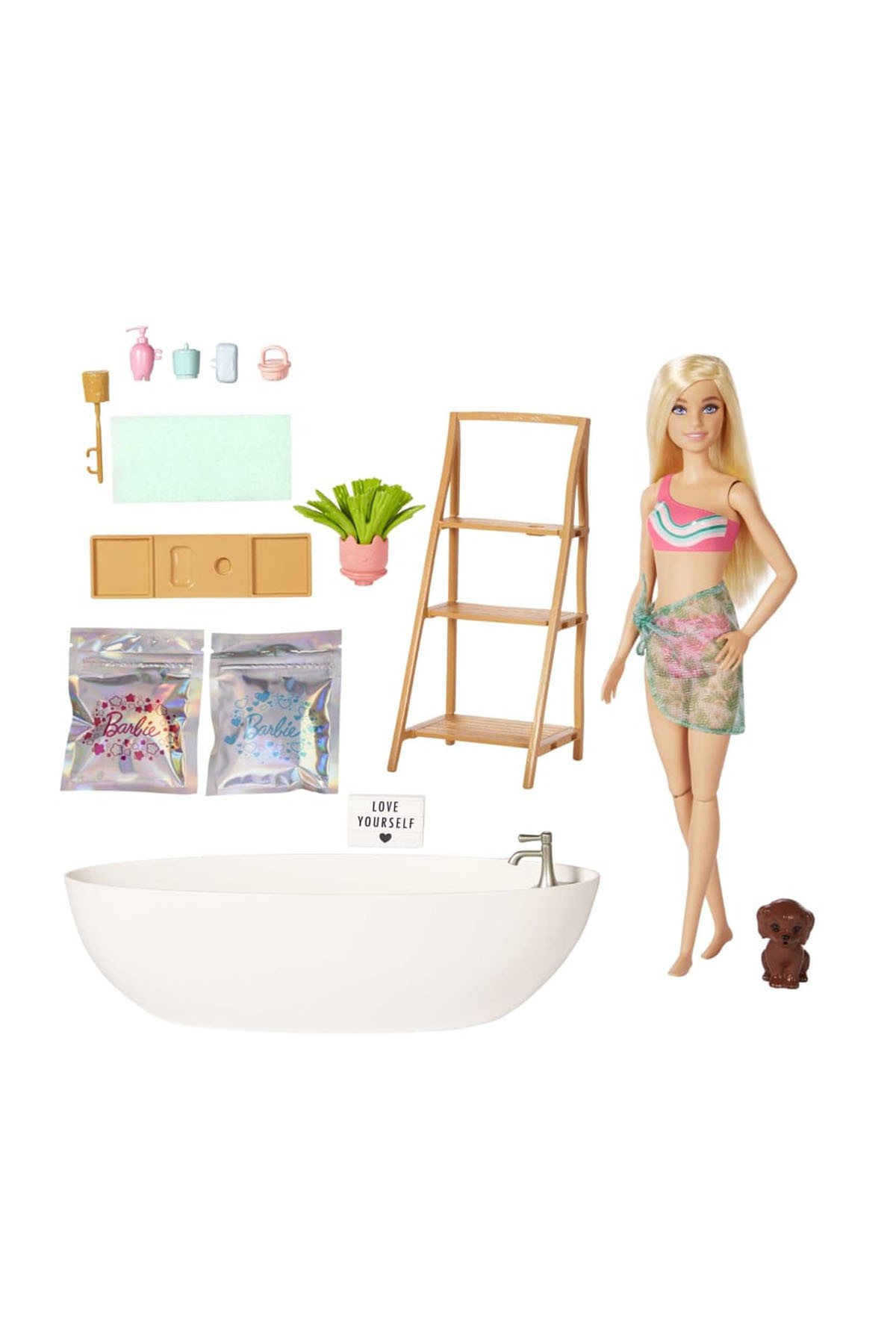 Barbie Wellness Barbie'nin Spa Günü Oyun Seti HKT92