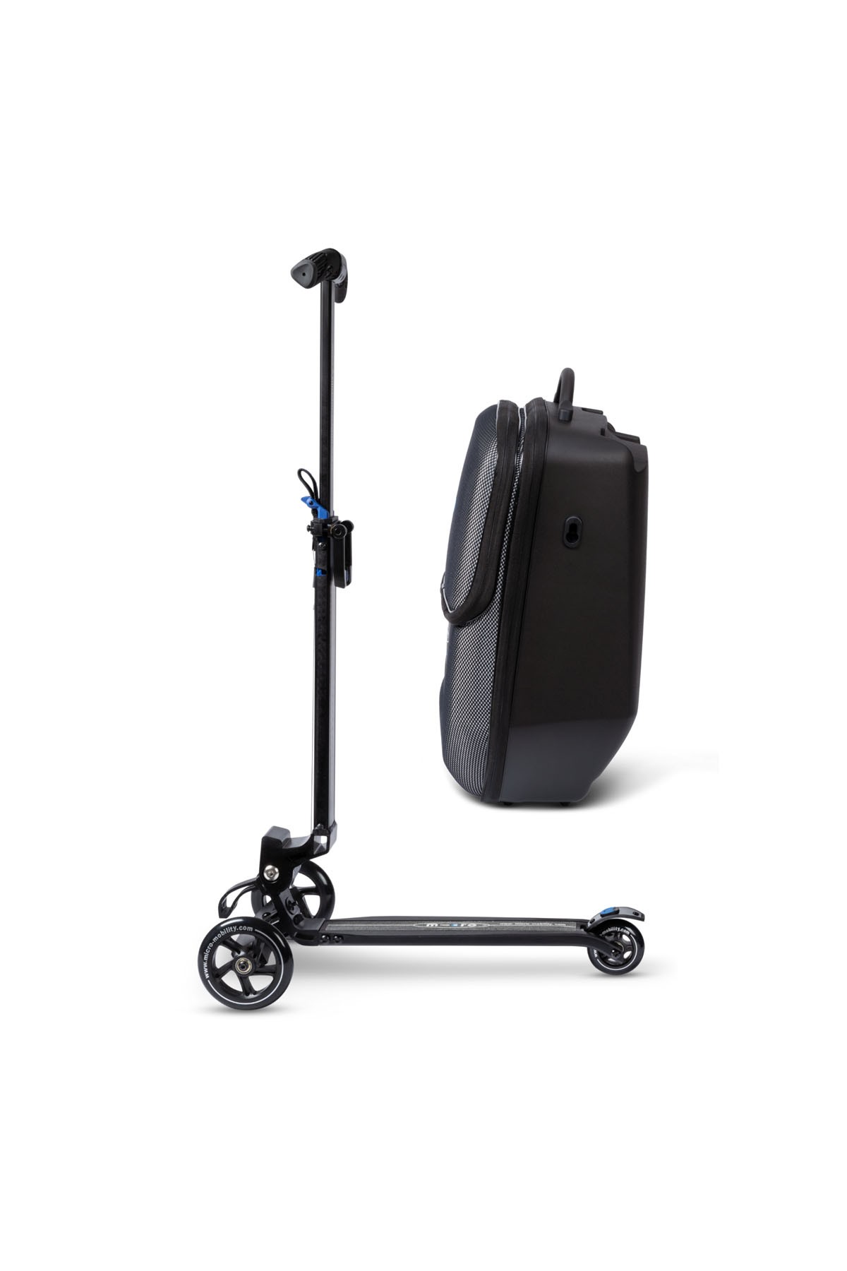 Micro Ride On Scooter Luggage 4.0 Bagaj Valiz Çanta Siyah
