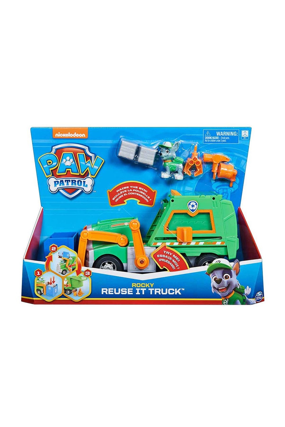 Paw Patrol Rocky Geri Dönüşüm Kamyonu