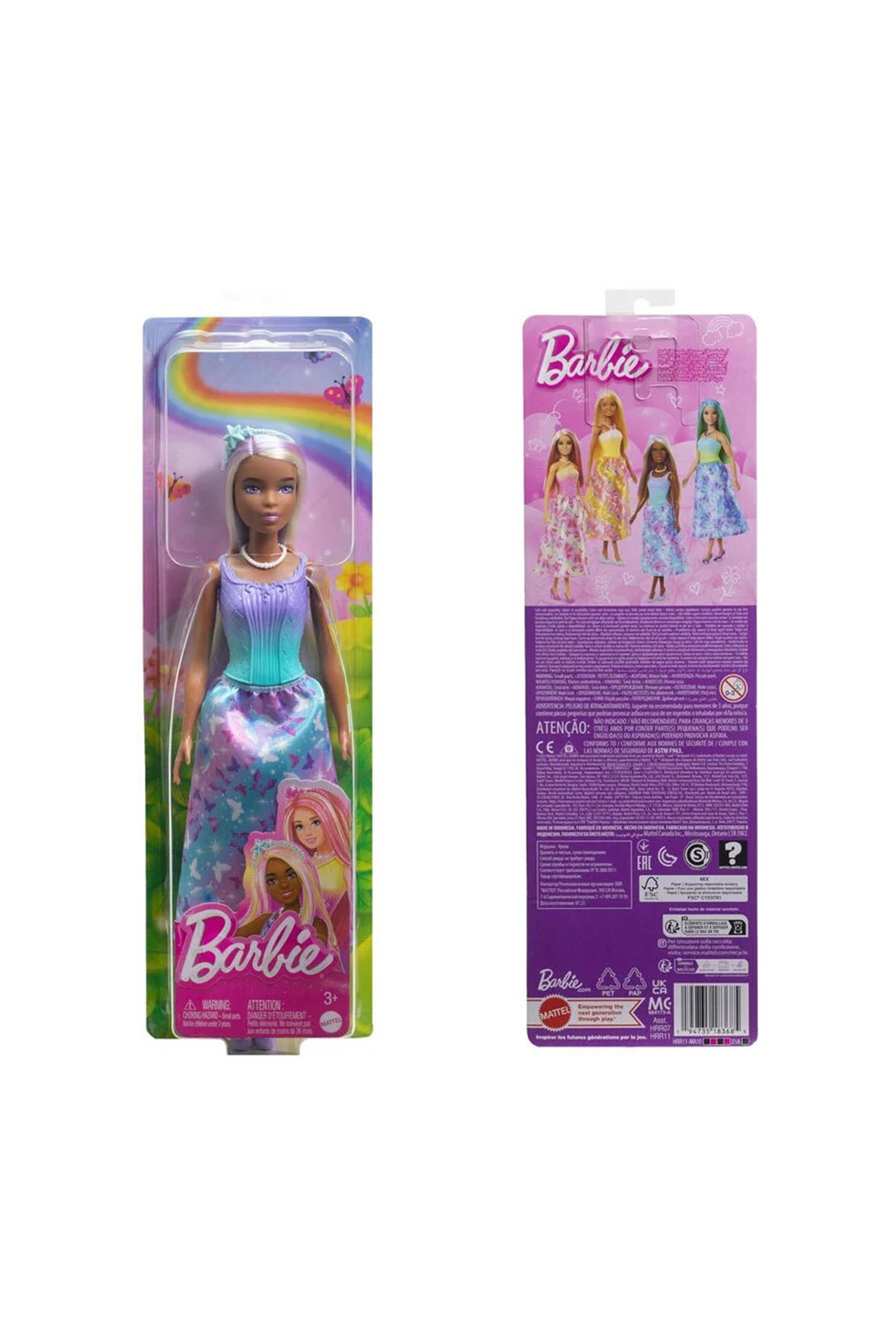 Barbie Prenses Bebekler HRR10